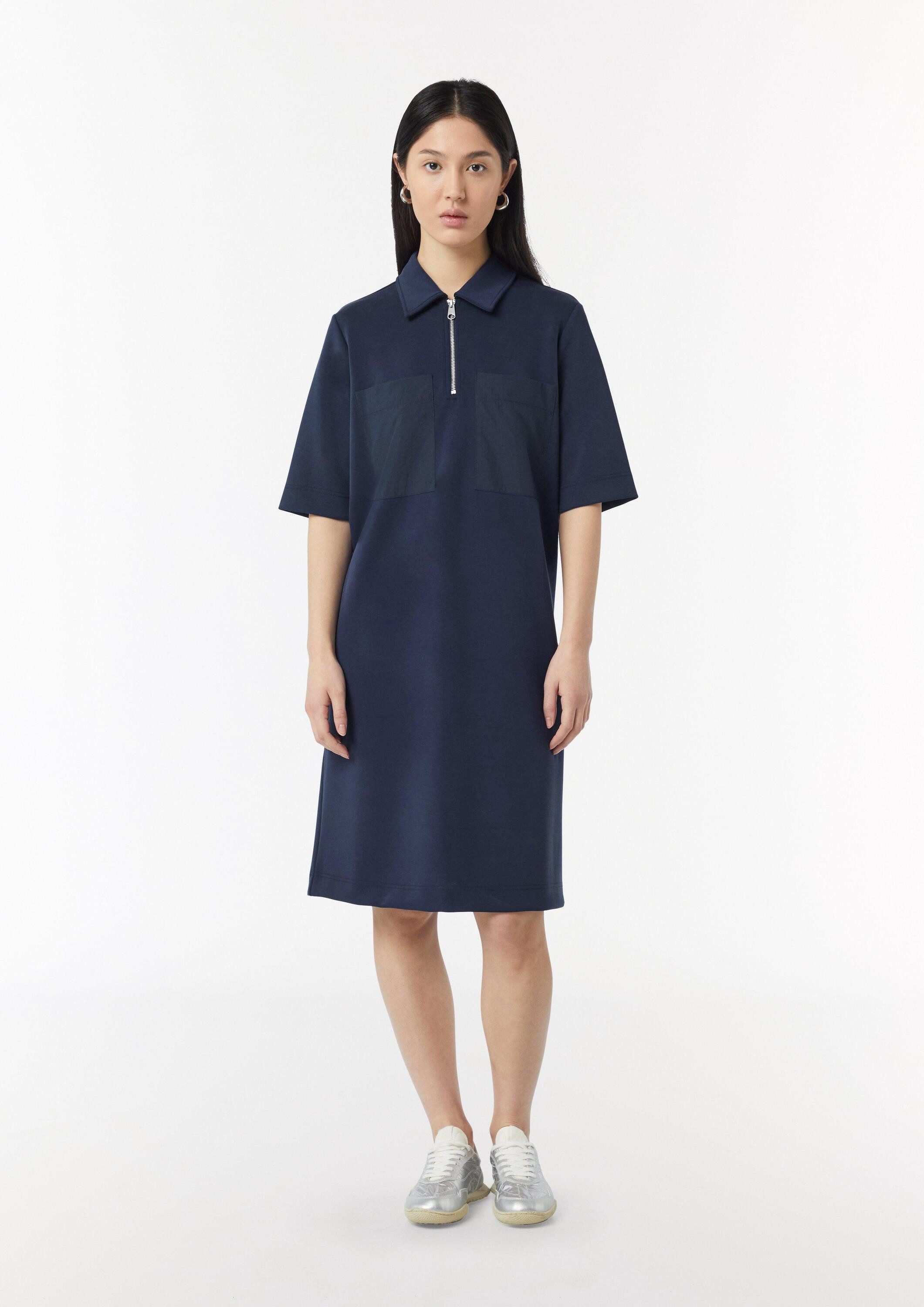 comma Minikleid Kleid Elastisches Kleid im Fabricmix mit Taschen