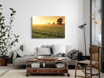 Sinus Art Leinwandbild 120x80cm Wandbild auf Leinwand Landschaftsbild Natur Sonnenuntergang A, (1 St)