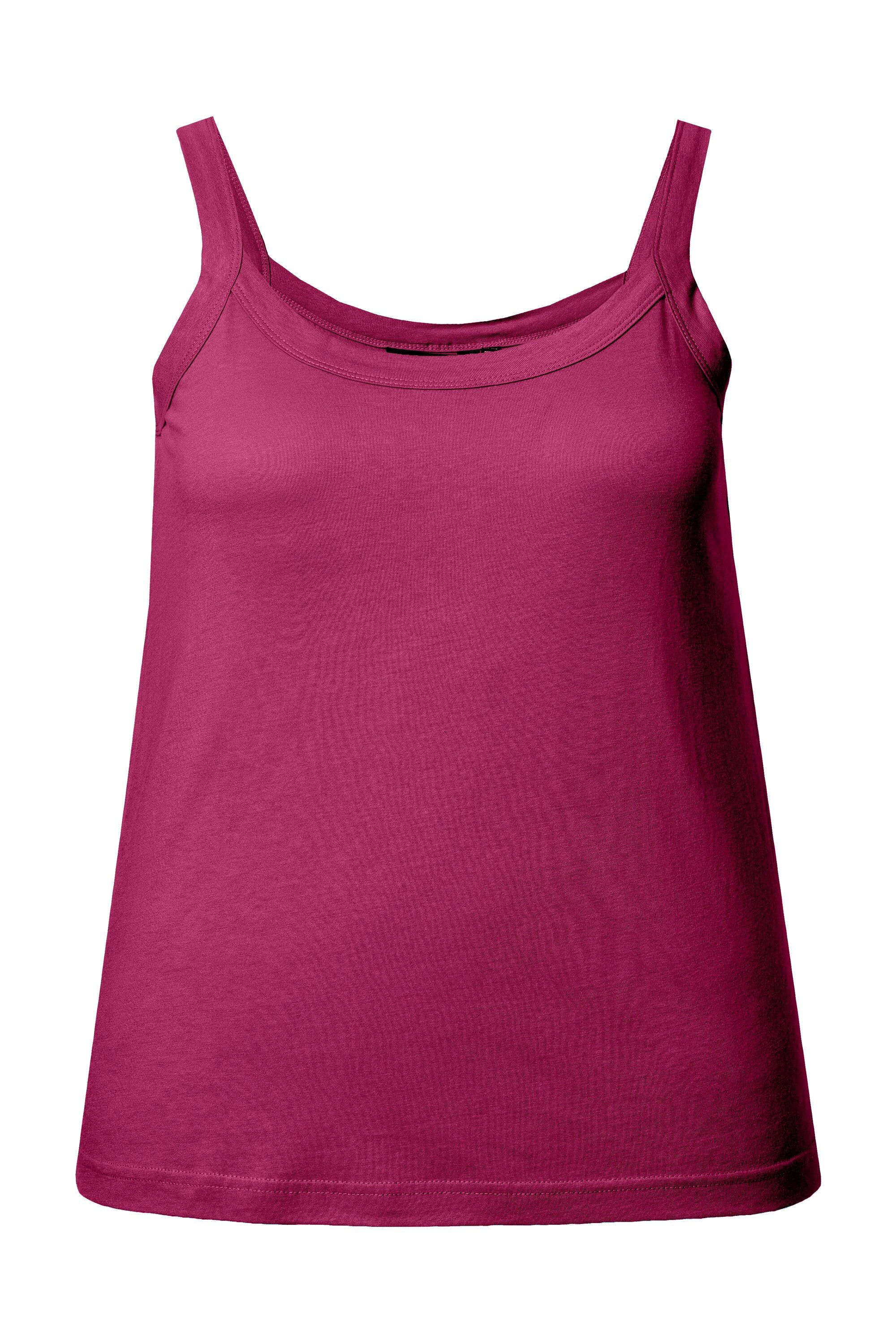 Ulla Popken Longtop Spaghettitop Rundhals Modalmix ärmellos günstig online kaufen