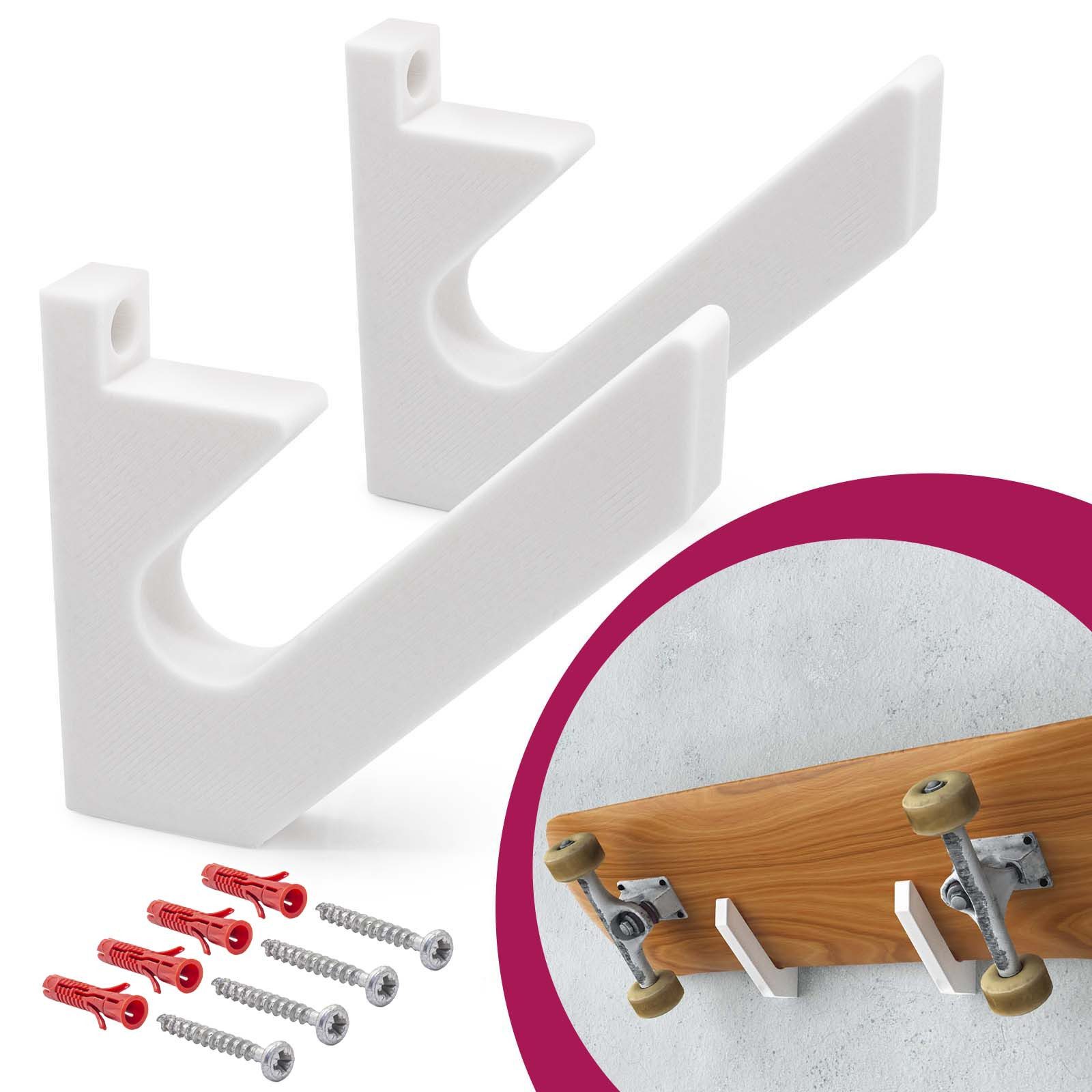 Mobilefox Wandhalterung Skateboard Wand Halterung Longboard Halter Snowboard Haken Universal