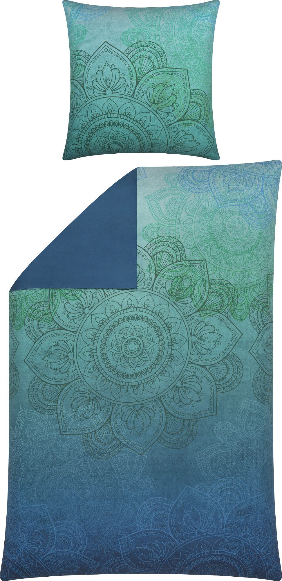 Erwin Müller Bettwäsche Wendebettwäsche, Mako-Satin, Paisley günstig online kaufen