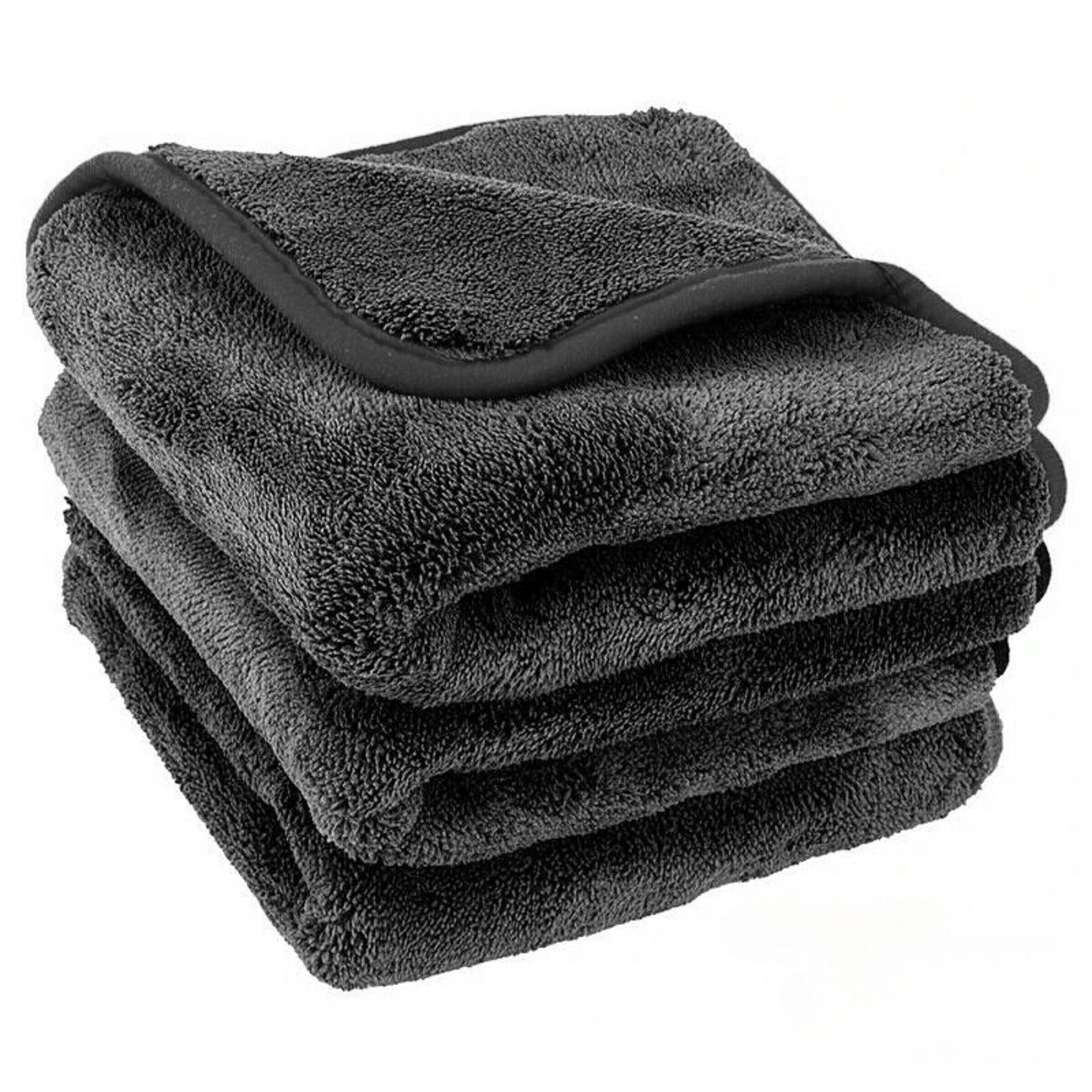 HS.SUPPLY Premium Autopflege Tuch 1200gsm, Autopflege Mikrofaser Mikrofasertuch (40, Extrem flauschig mit extremer Saugkraft, schonende Pflege für Ihr Auto)