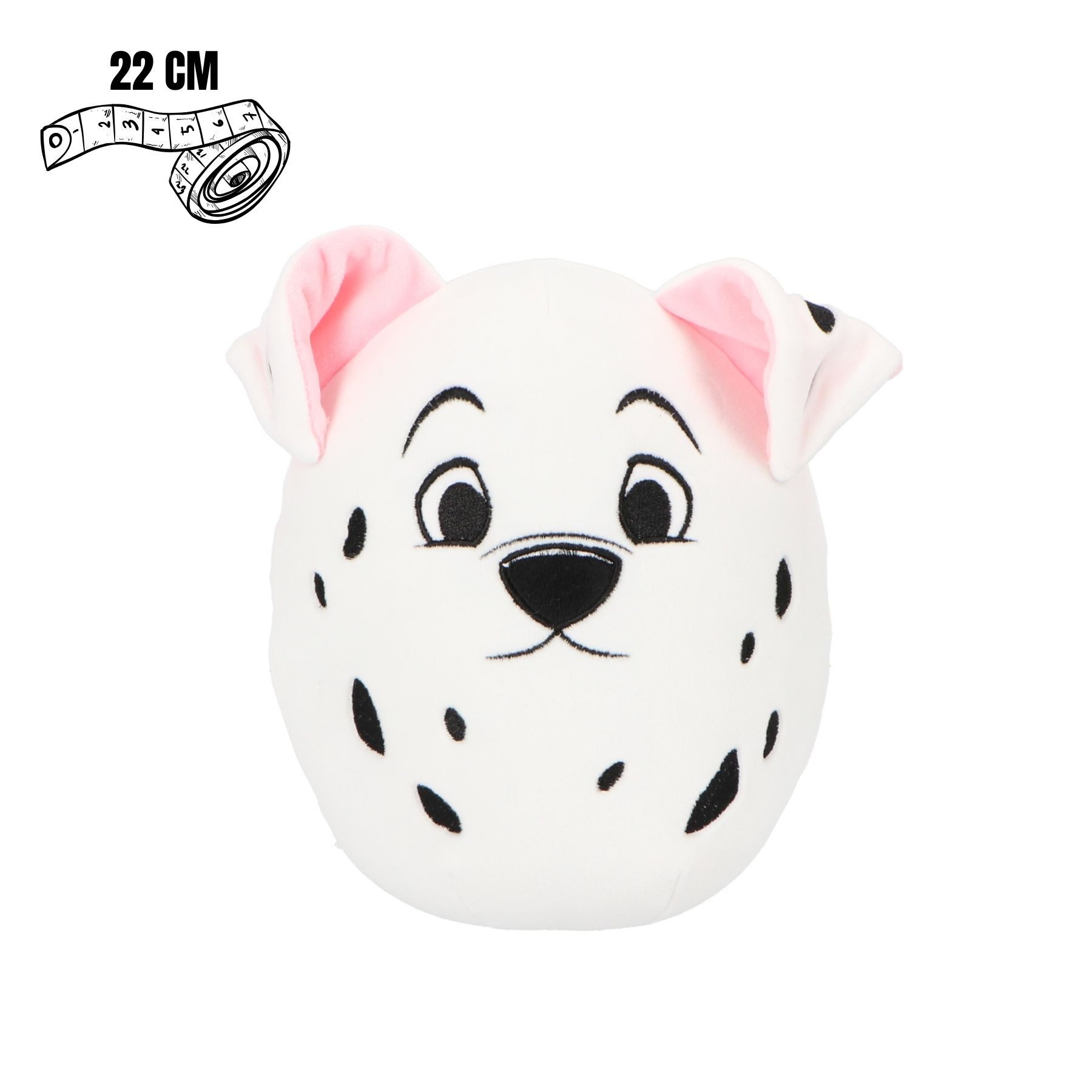 Disney Plüschfigur Dalmatiner Squishy Weiß 22 cm weiche Softfigur zum Spielen Entspannen