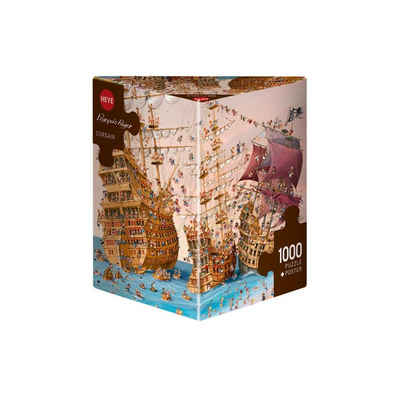 HEYE Puzzle 295707 - Corsair, Cartoon im Dreieck, 1000 Teile -..., 1000 Puzzleteile