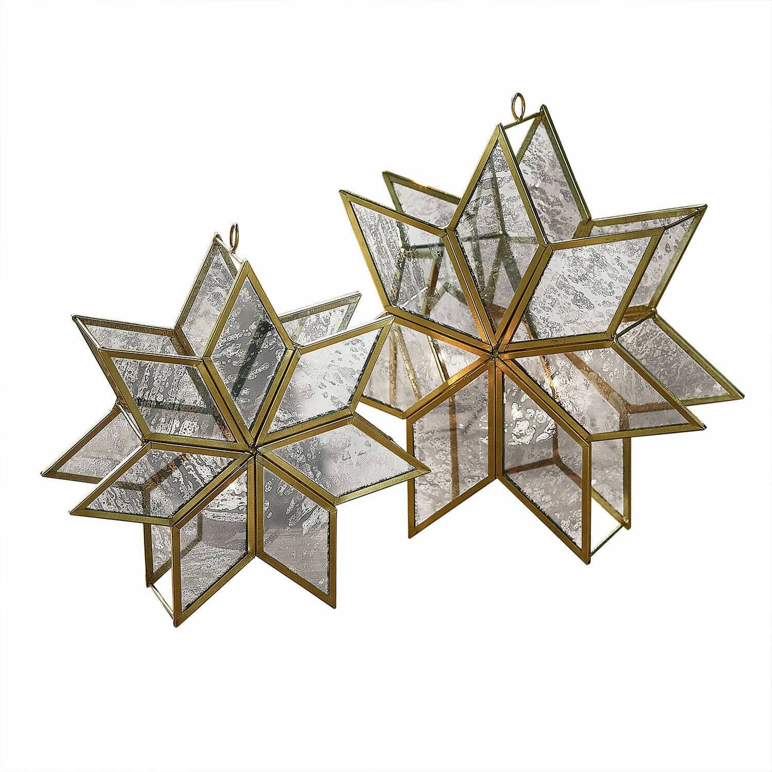 Mirabeau Kerzenständer Kerzenhalter 2er Set Zaydan gold/silber günstig online kaufen