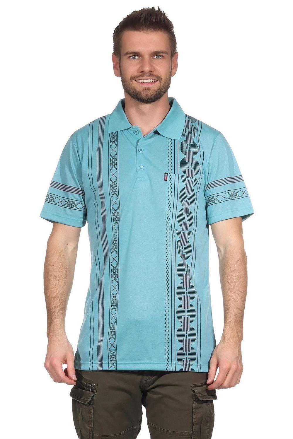 EloModa Poloshirt Herren Poloshirt T-Shirt Polo-Hemd günstig online kaufen
