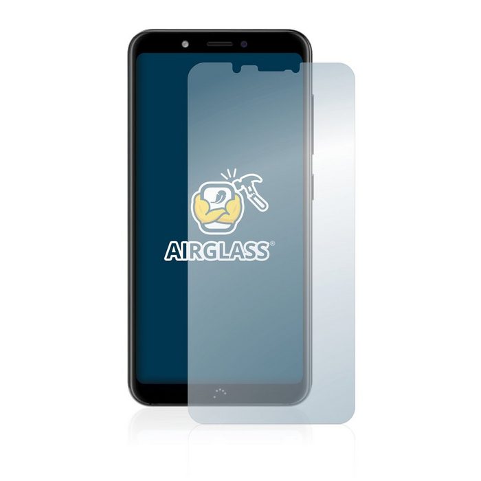 BROTECT flexible Panzerglasfolie für BQ Aquaris C Displayschutzglas Schutzglas Glasfolie klar