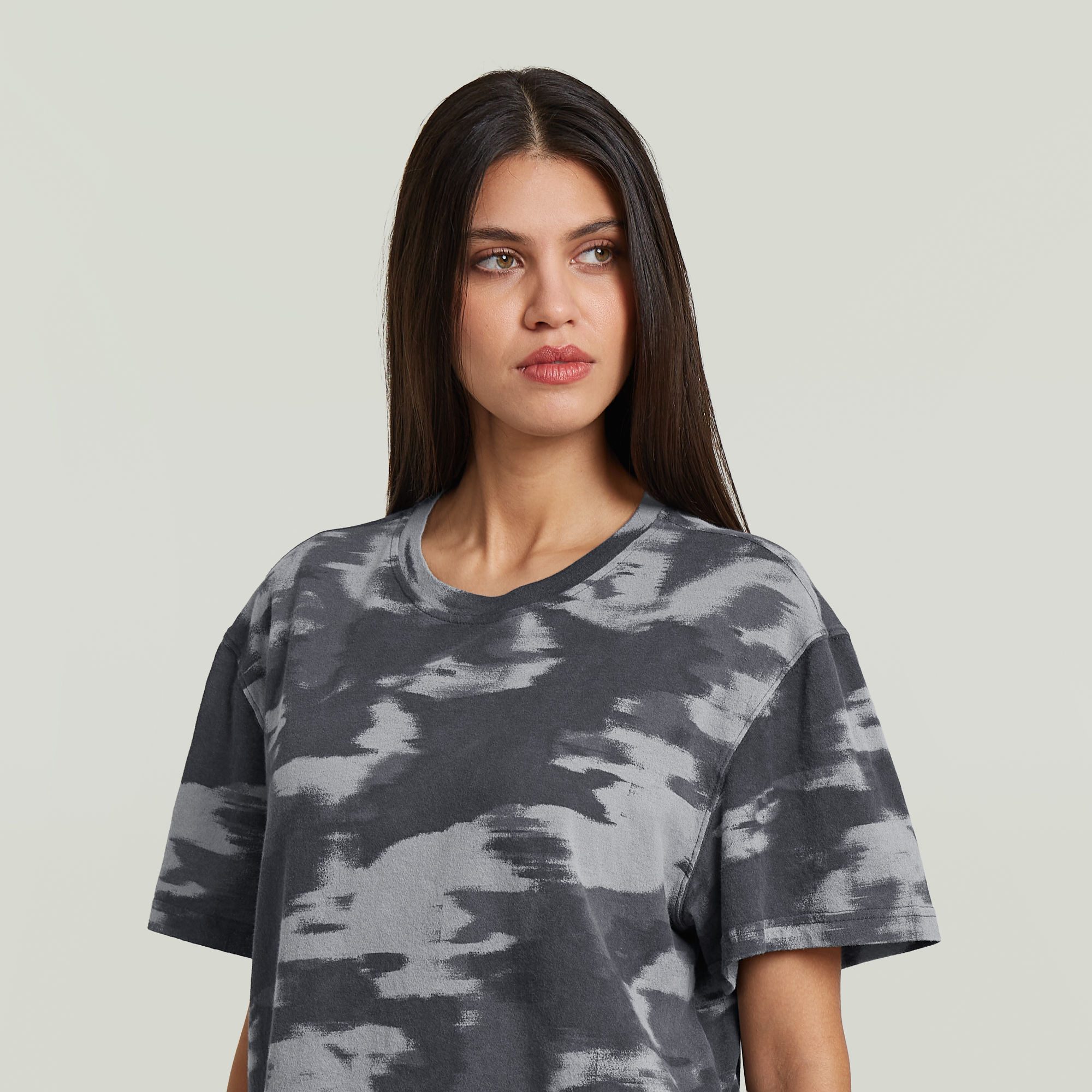 G-STAR T-Shirt Regular Camo r t wmn mit Allover-Print, Rundhals