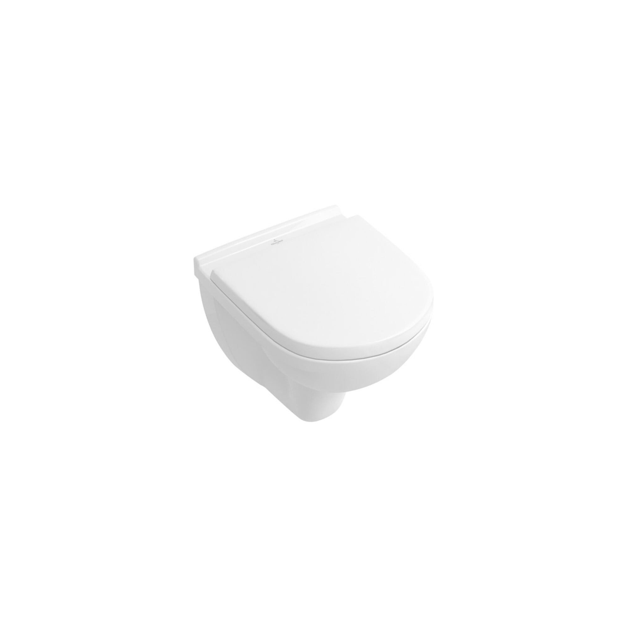 Villeroy & Boch Waschbecken V&B Wand-WC, Tiefspüler O.NOVO Compact 36x49cm, Abg wa., randl., D-Flu