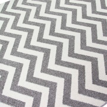 Teppich Teppich modern Skandinavisches Design in Grün Creme Grau, Carpetia, rechteckig