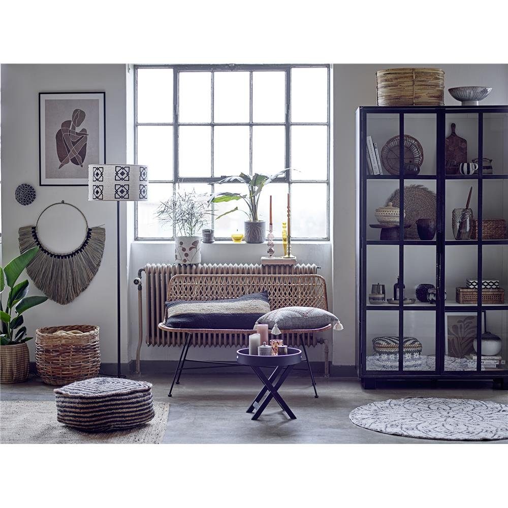 Bloomingville Blumentopf Janis Weiß, Terrakotta Übertopf Dekotopf dänisches Design elegant floral