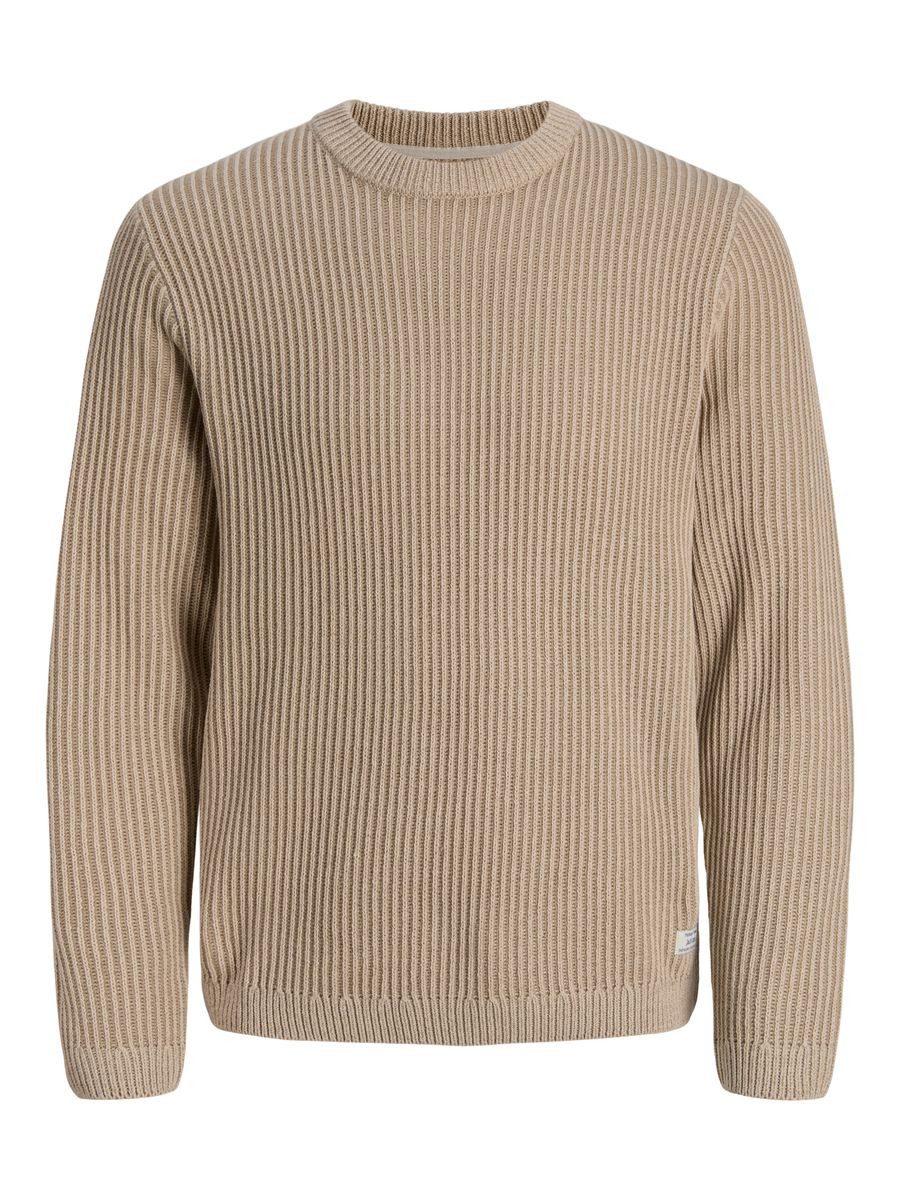 Jack & Jones Rundhalspullover Jack & Jones Herren Strickpullover KNIT CREW günstig online kaufen