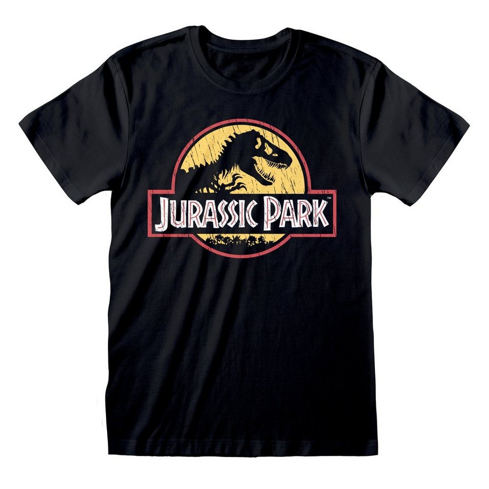 Jurassic World T-Shirt JURASSIC PARK T-SHIRT ORIGINAL LOGO GRÖSSE M-L ...