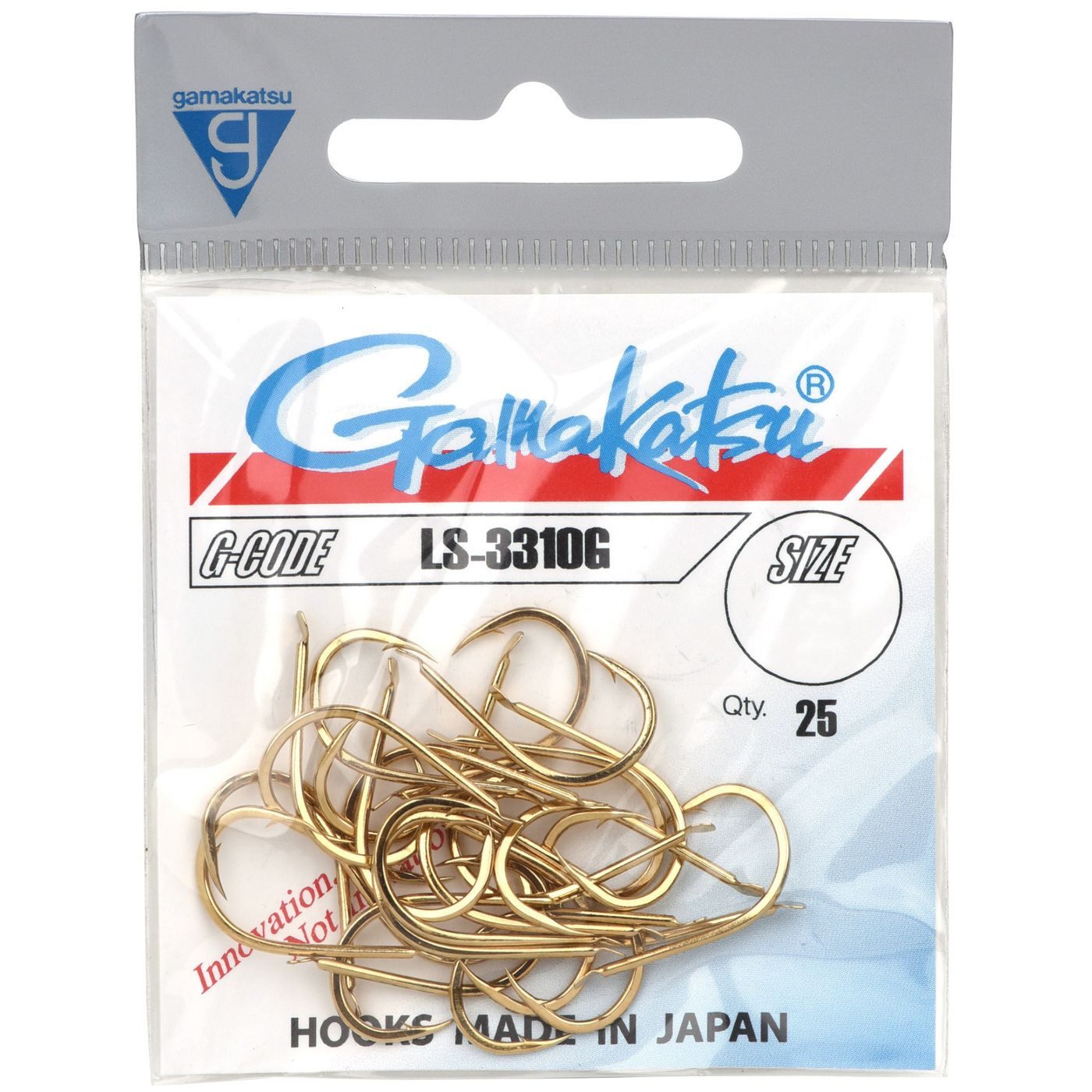 Stipphaken Gamakatsu LS-3310G Hooks Goldfarben - 25 Angelhaken