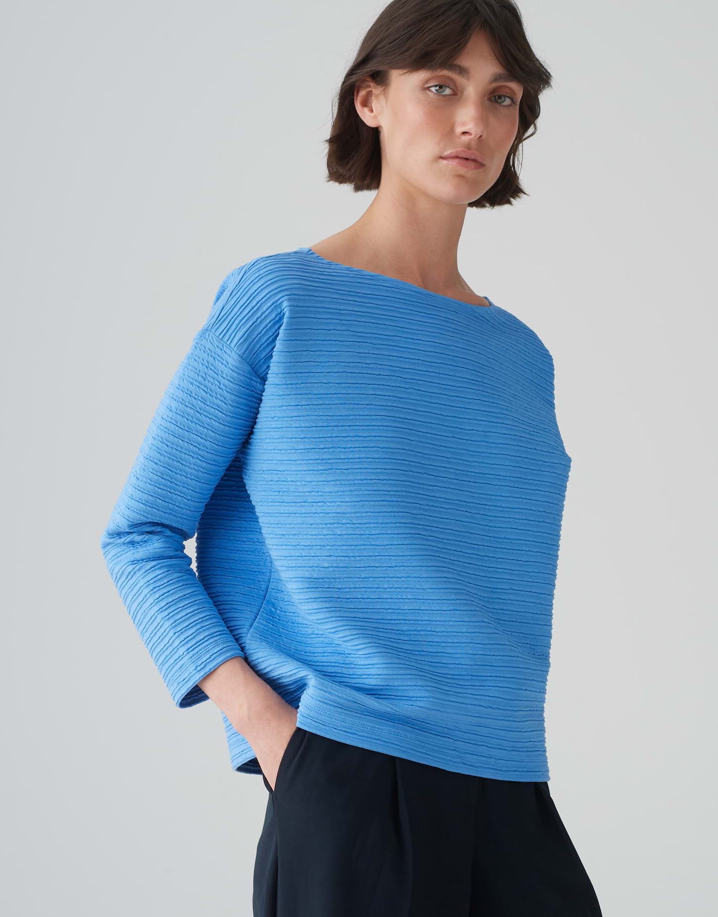 Sweater Sweater GOTTOMAN Boxy Fit aus Baumwoll Mix
