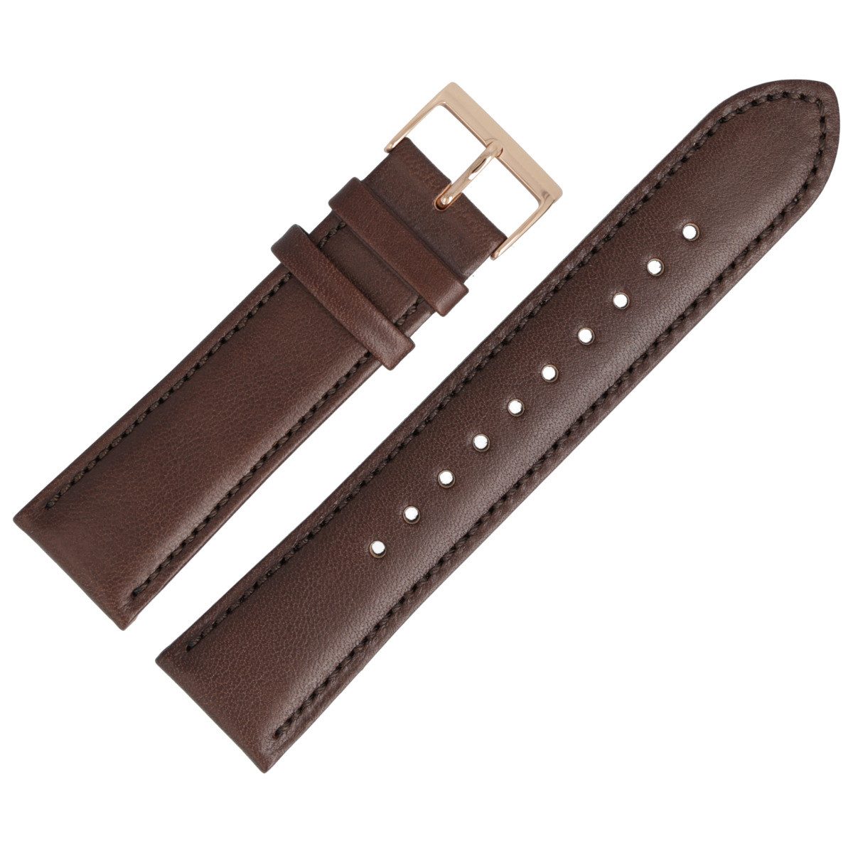 BOSS Uhrenarmband 22mm Leder Braun 659302791