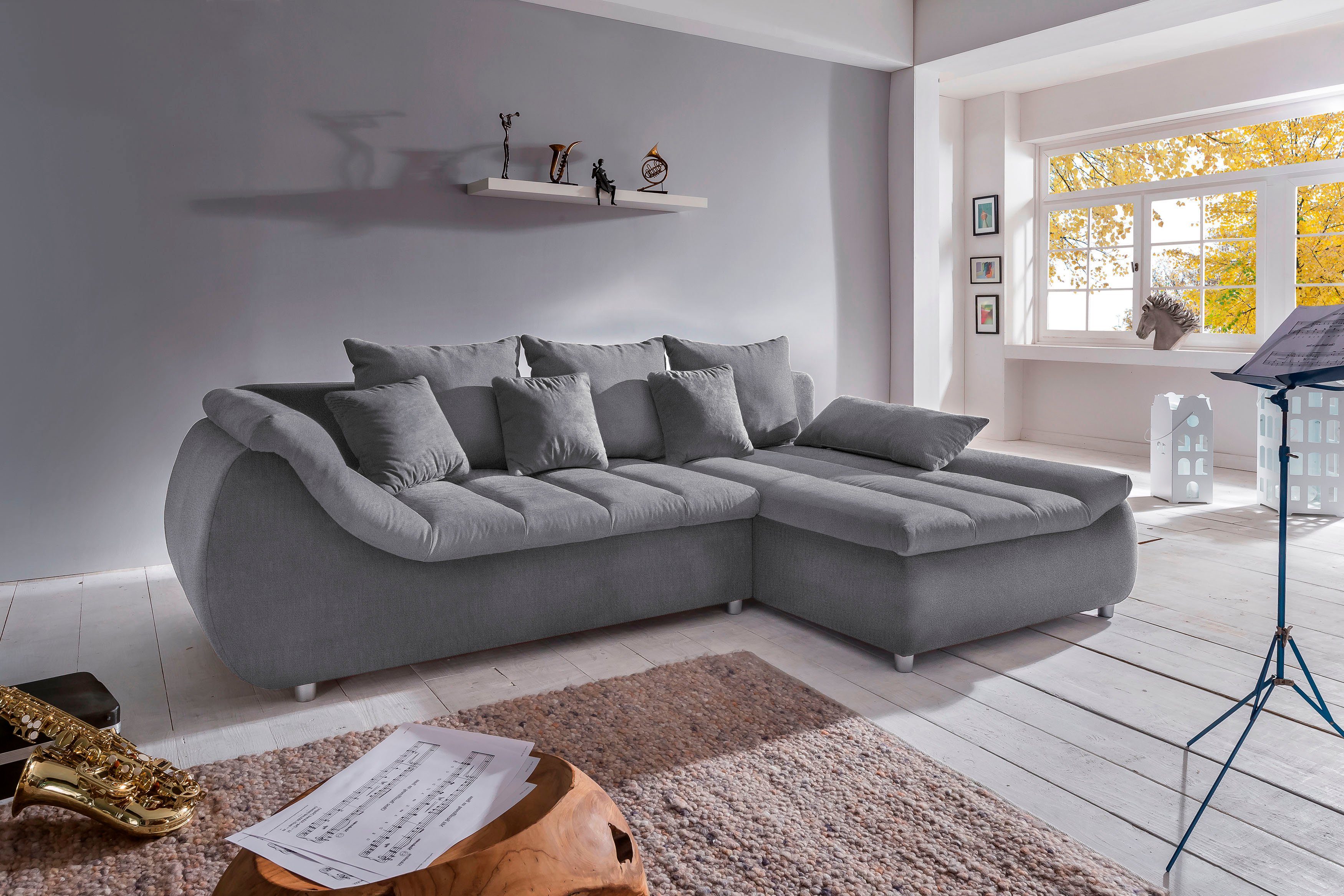 INOSIGN Ecksofa Imola elegant und bequem, günstig online kaufen