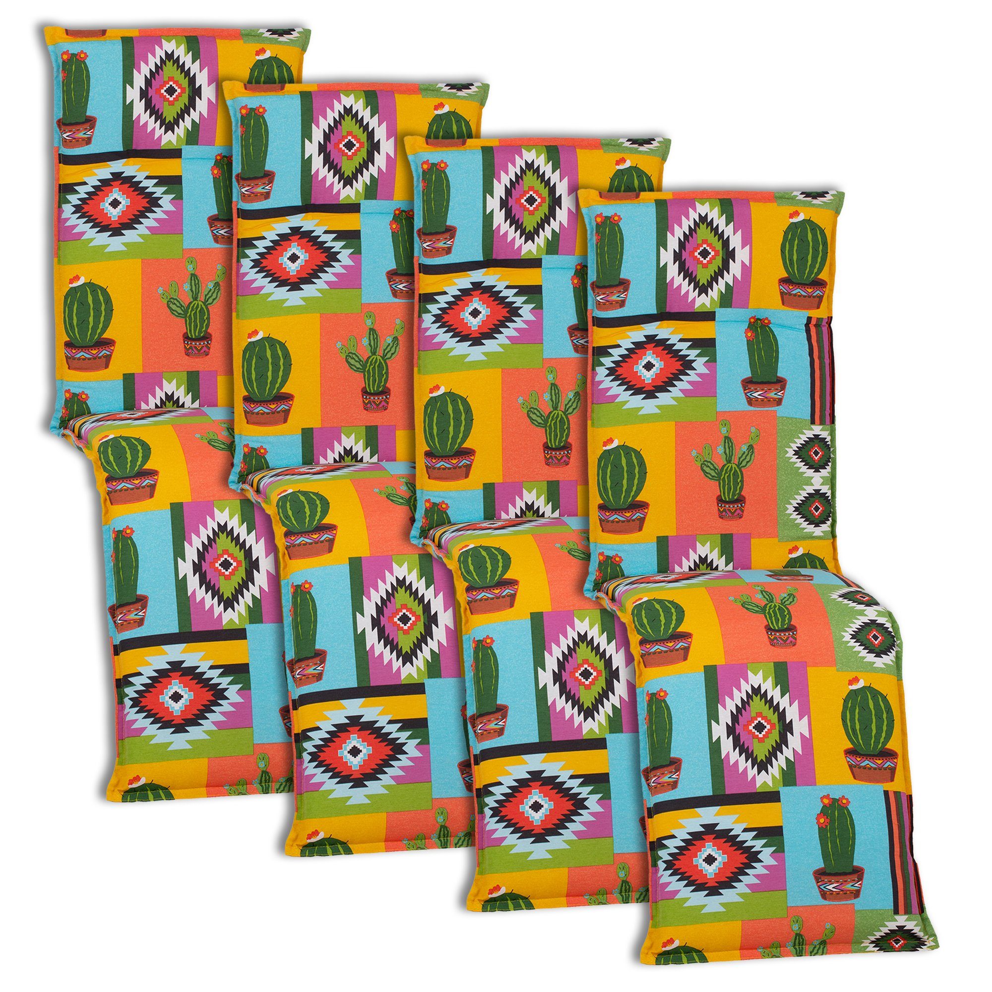 NYVI Sesselauflage Relaxliegenauflagen 4er Set Piemont günstig online kaufen
