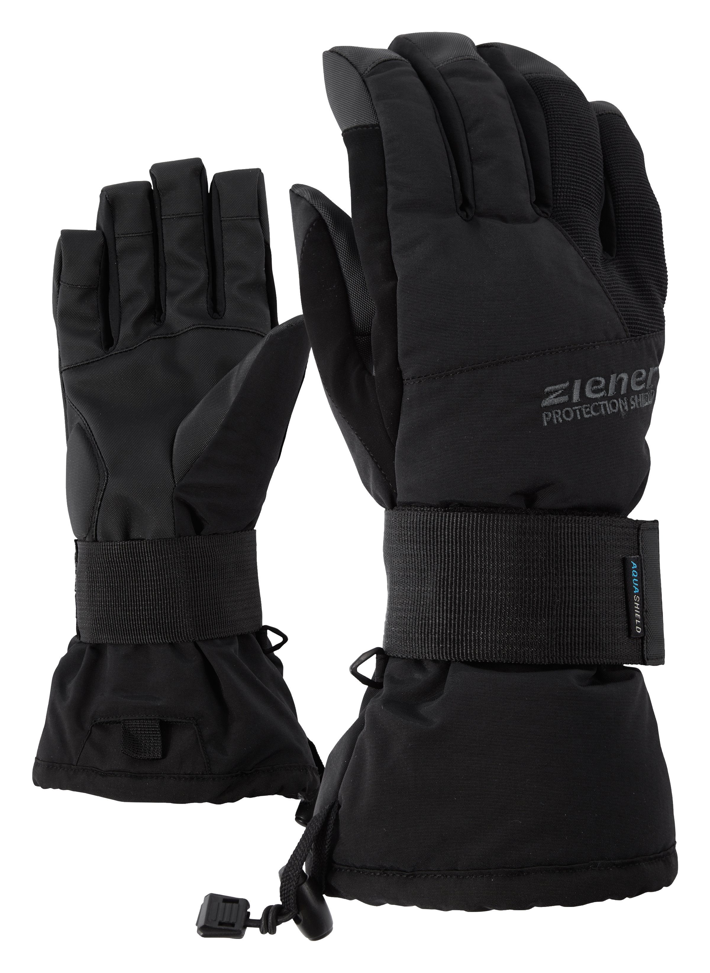 Ziener Snowboardhandschuhe MERFOS AS(R), breiter Rundum-Klettverschluss und  Cordlock System