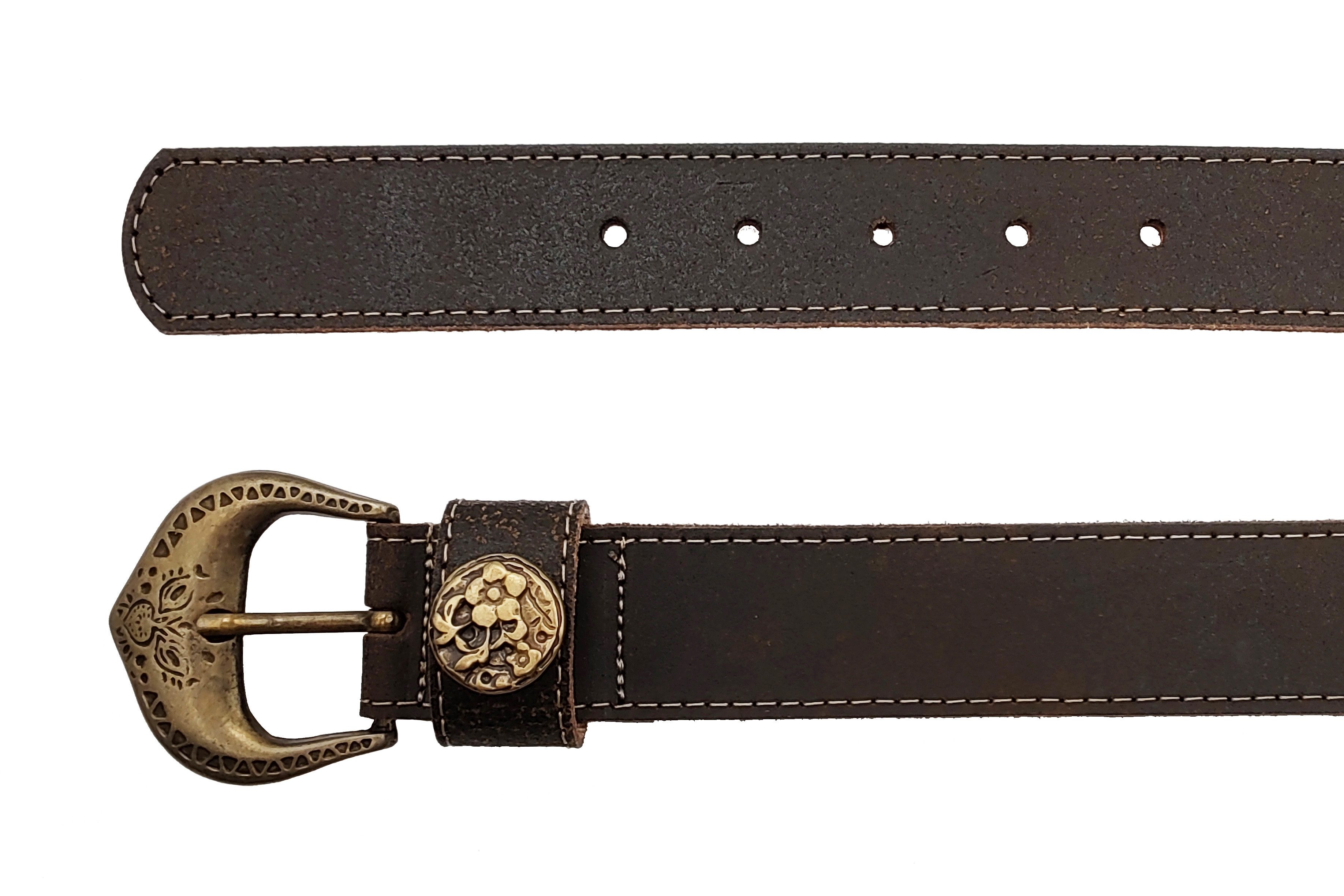 Der Trachtler Ledergürtel Trachtengürtel MADE IN GERMANY - Echt Leder günstig online kaufen