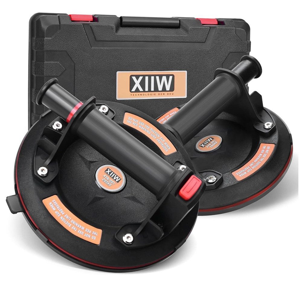 XERSEK Saugheber 2x Saugnäpfe Saugheber Glasheber 200mm Vakuum Fliesenhebe günstig online kaufen