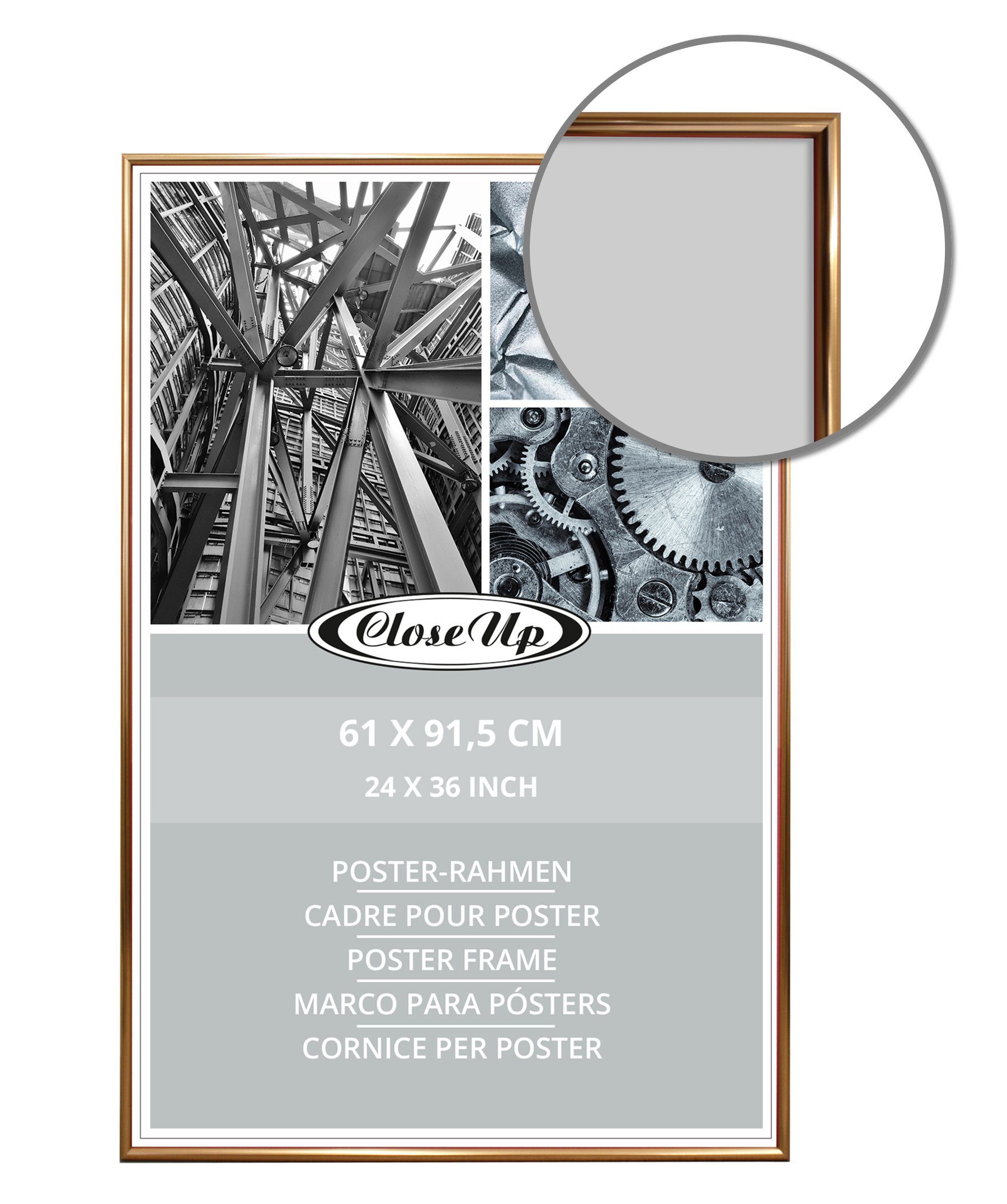 Close Up Bilderrahmen Posterrahmen 61 x 91,5 cm Kupfer günstig online kaufen