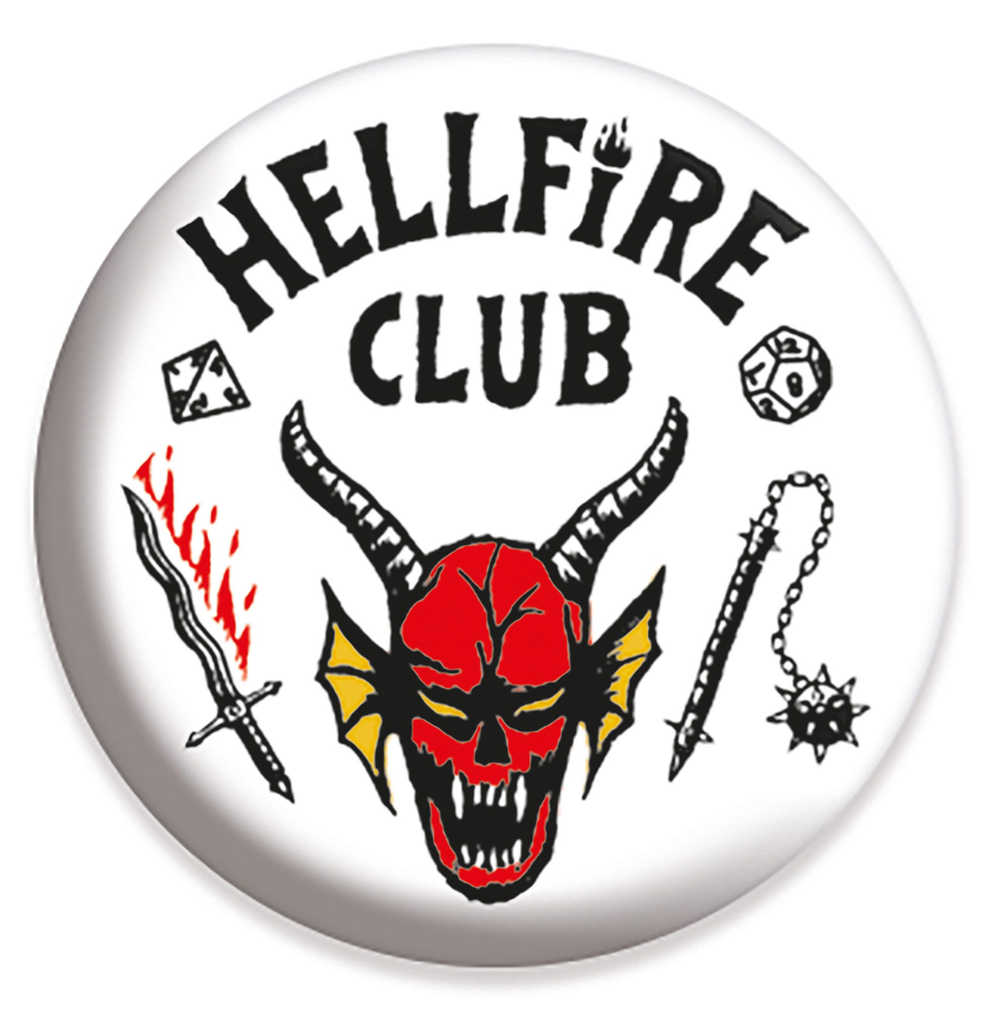 Button Stranger Things - Button Badge - 4 - Hellfire Club
