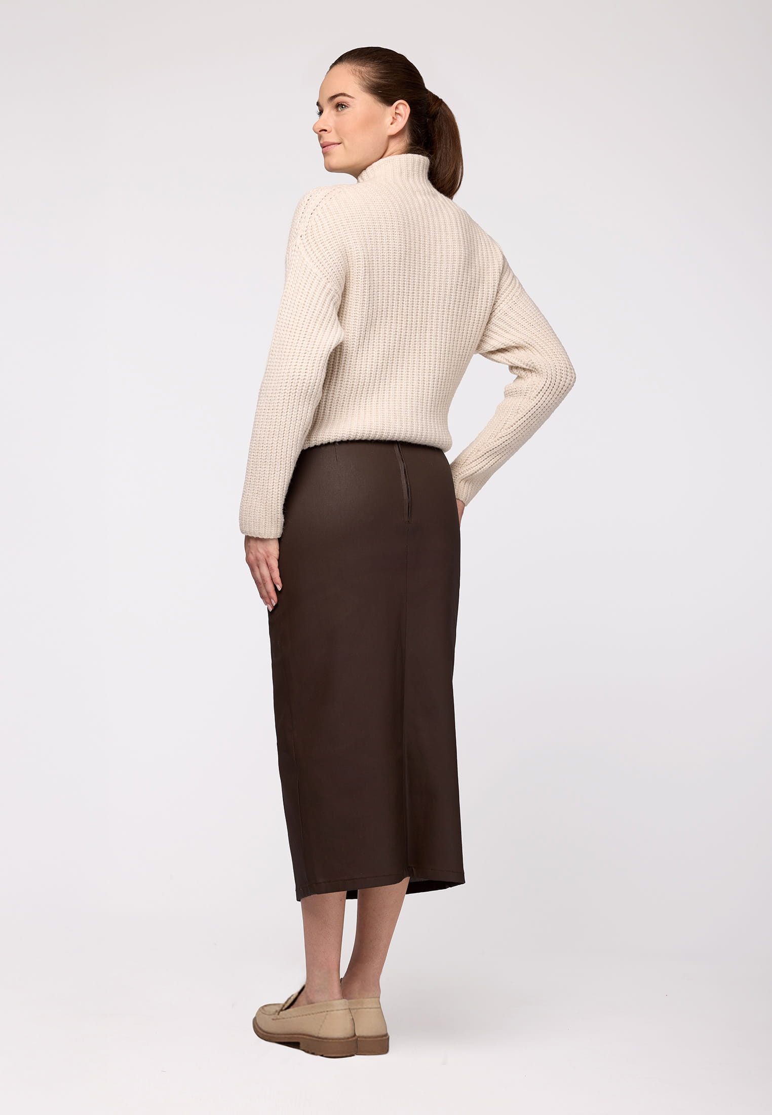 SURI FREY Lederimitatrock SFY Freyday (1-tlg) Coated - Lederoptik