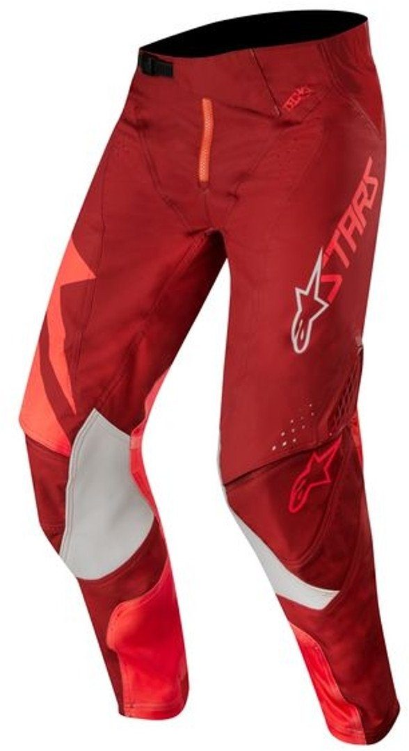 Alpinestars Motorradhose Factory Techstar Motocross Hose Burgundy