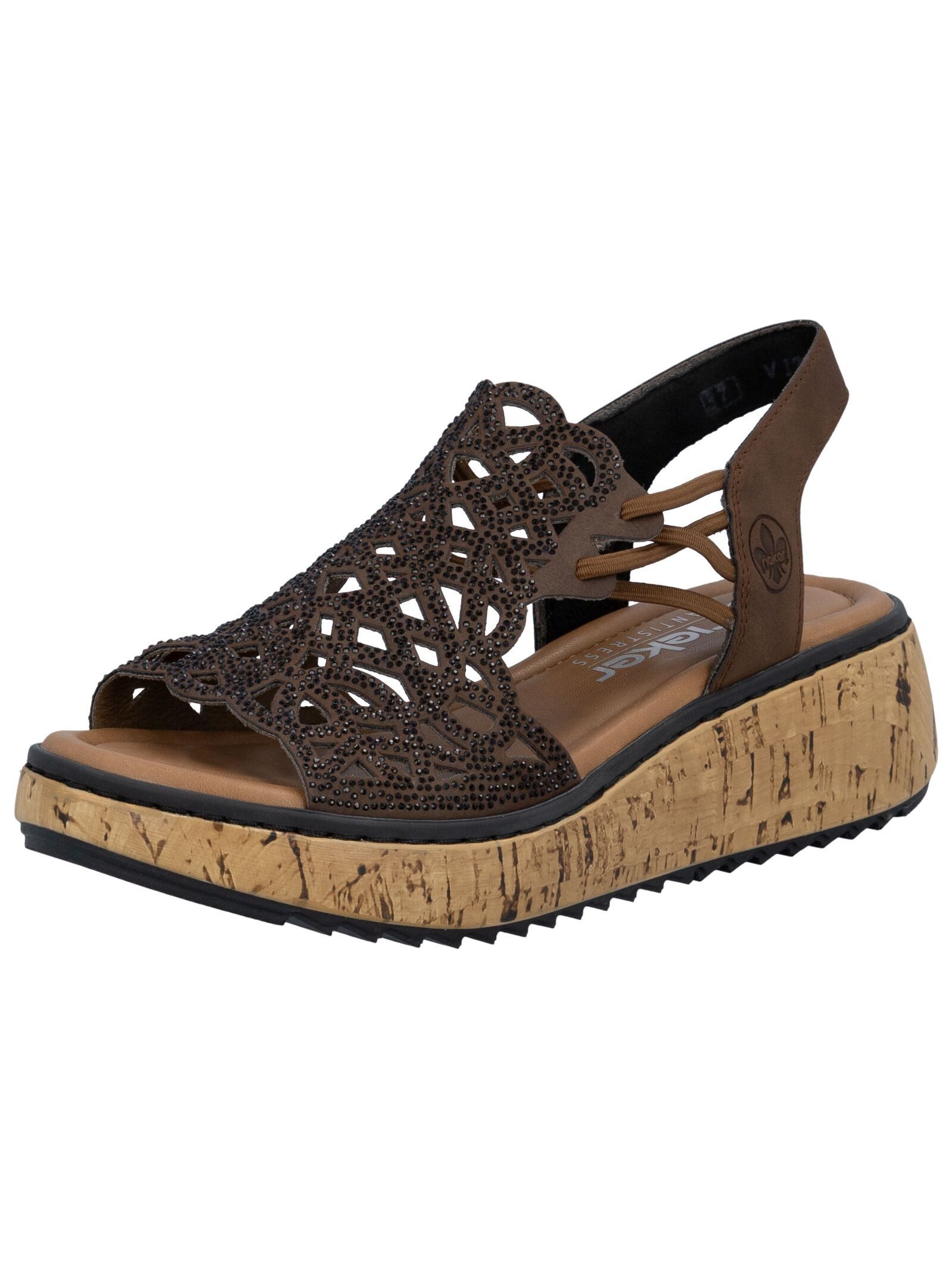 Rieker Rieker Sandalen Lederimitat Riemchensandale
