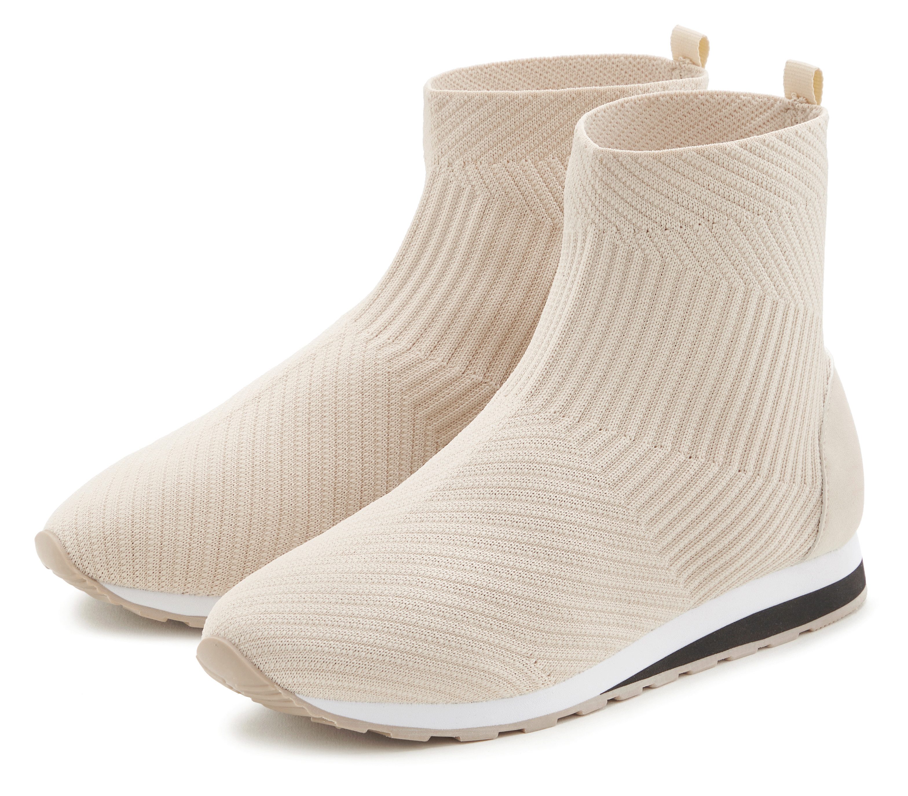 Vivance Sneaker Stiefelette aus elastischem Material, zum Reinschlüpfen VEG günstig online kaufen