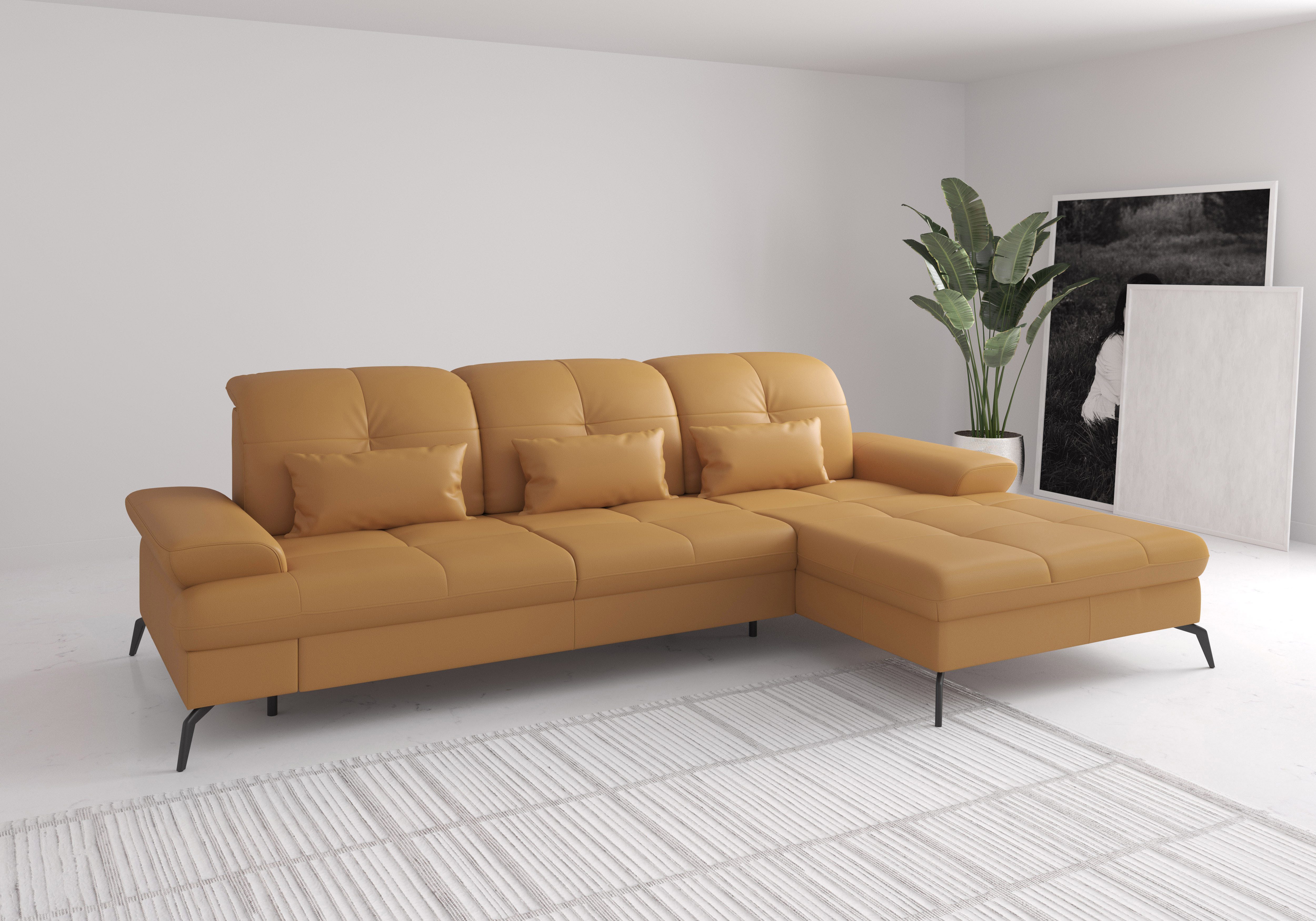 sit&more Ecksofa Amica, L-Form, inkl. Sitztiefenverstellung & Armteilverstellung, wahlweise mit Bettfunktion, Bettkasten und Kopfteilverstellung