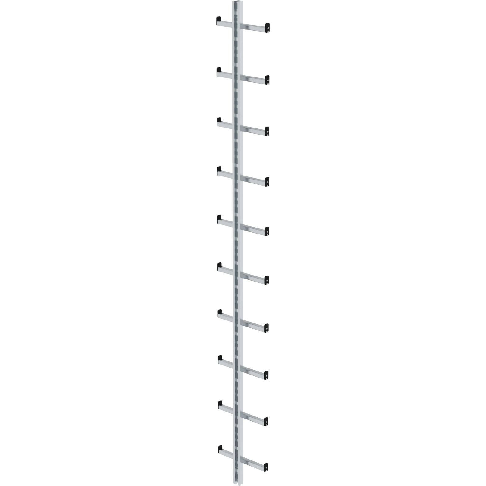 Günzburger Steigtechnik Anlegeleiter Günzburger Steigtechnik Einholmleiter Aluminium Länge 2,8 m - 077055