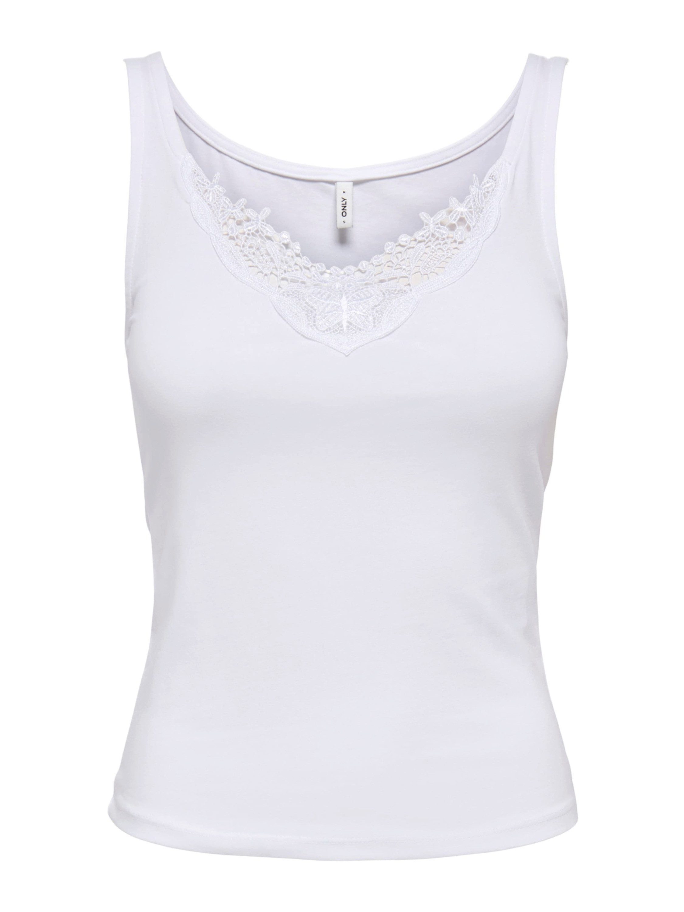 ONLY Shirttop (1-tlg) Spitze