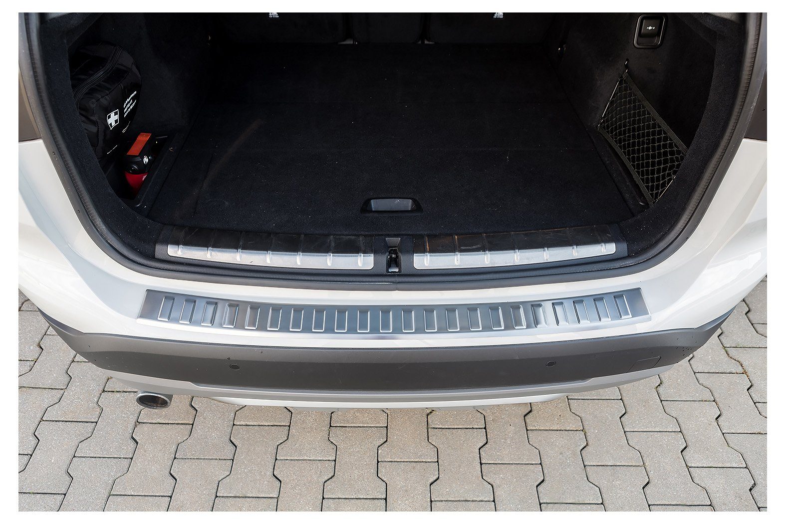 tuning-art Ladekantenschutz L196 Edelstahl passgenau für BMW X1 F48 2015-2022