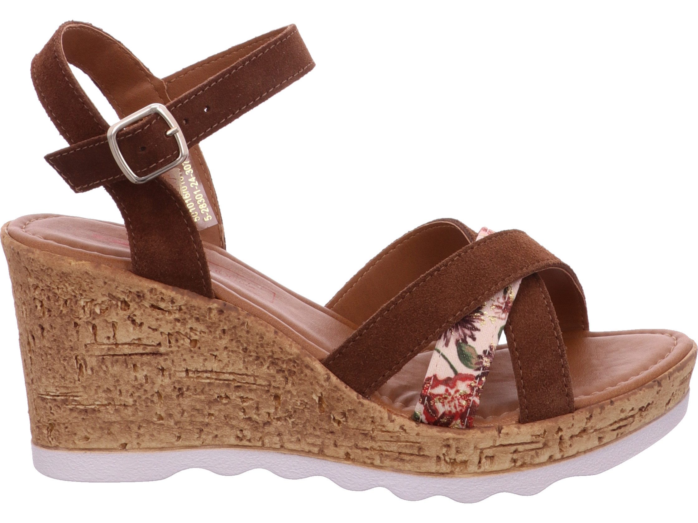 s.Oliver Keilsandalette echtes Leder