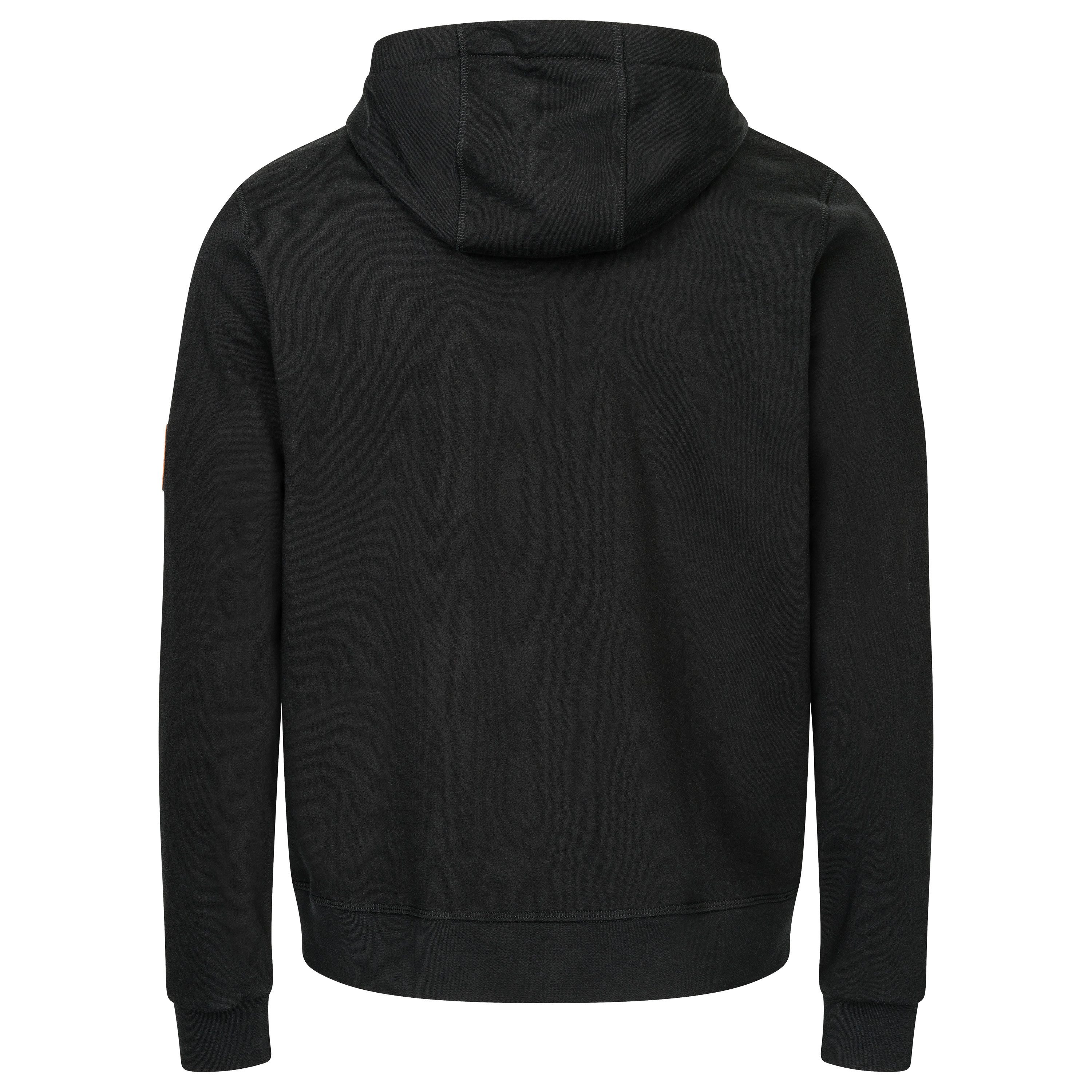 Gradnetz Sweatjacke Herren Hoody Bio Baumwolle (1-tlg) kuscheliger bequemer Tragekomfort mit Kapuze, Bio-Baumwolle – Bild 3 von 5