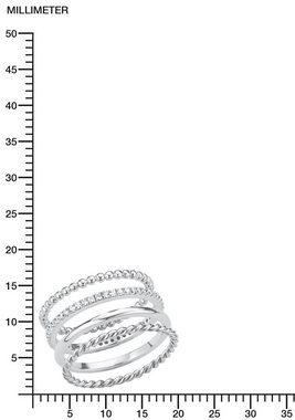 s.Oliver Ring-Set 2015038 (Set, 4-tlg), mit Zirkonia (synth)