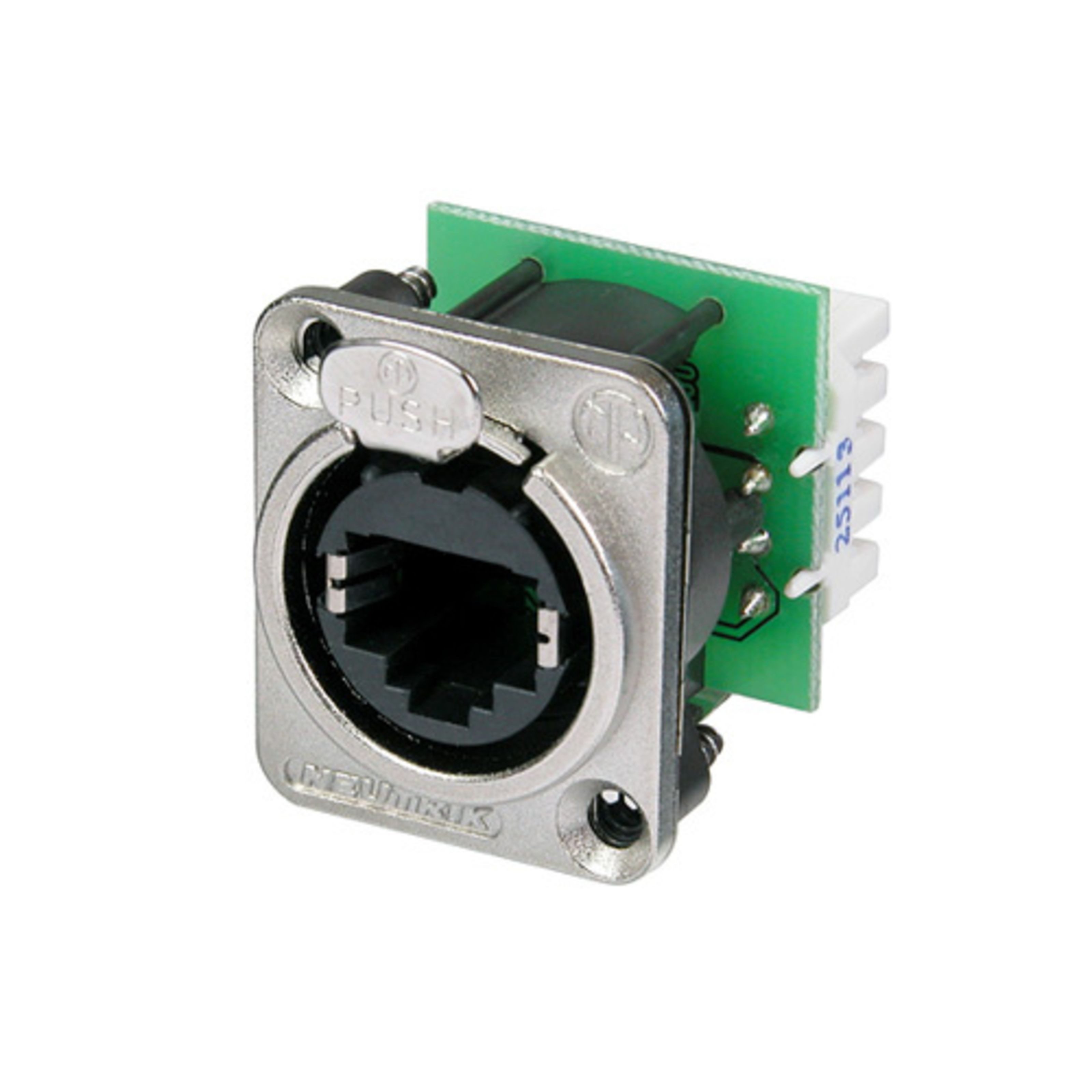 Neutrik Netzwerkstecker, (NE8FDV-YK R45 Chassisbuchse Einbaubuchse geeignet für Netzwerkverbindungen und Audioübertragungen, Stecker & Adapter, Datenstecker und Buchsen), NE8FDV-YK Chassisbuchse R45 - Datenstecker und -Buchsen