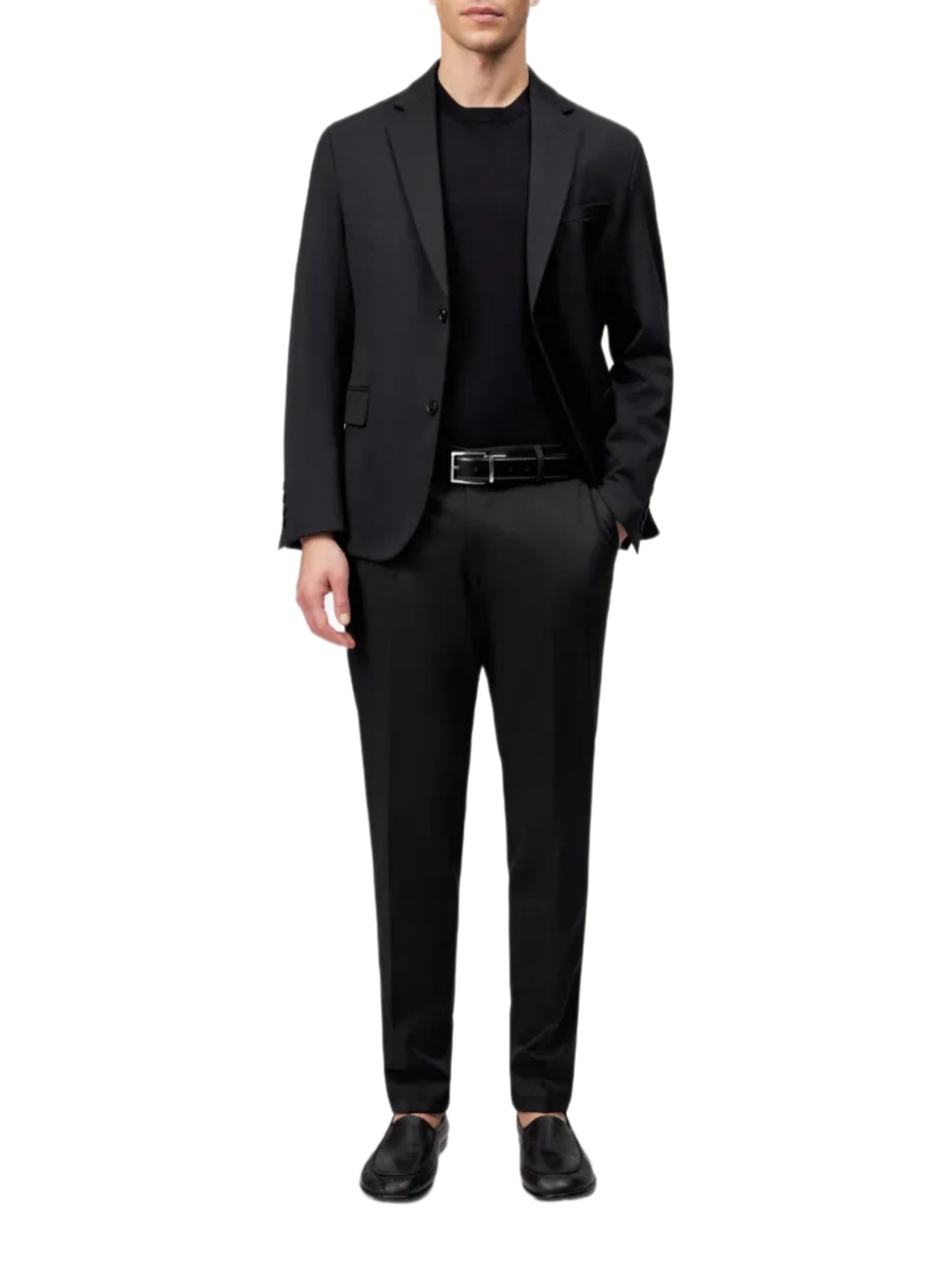 Drykorn Stoffhose schwarz,Business,Polyester,Unifarben,Regular Fit,Mittel