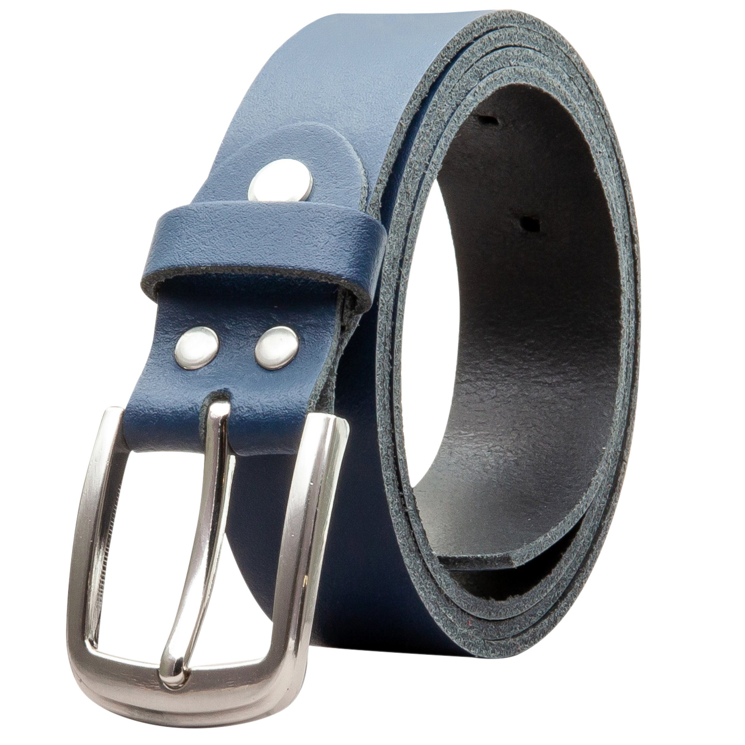 Ledergürtel OM315-SL-Dunkelblau