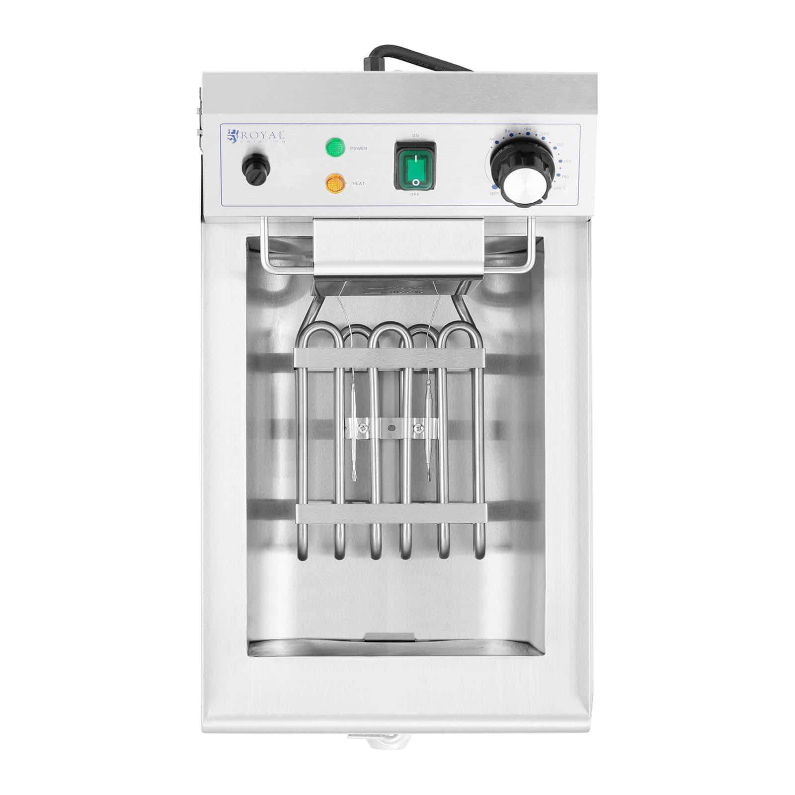 3.000 9 W Fritteuse Royal Catering Fritteuse Elektro-Fritteuse Kaltzonen L Fritteuse W, 3000 Gastro