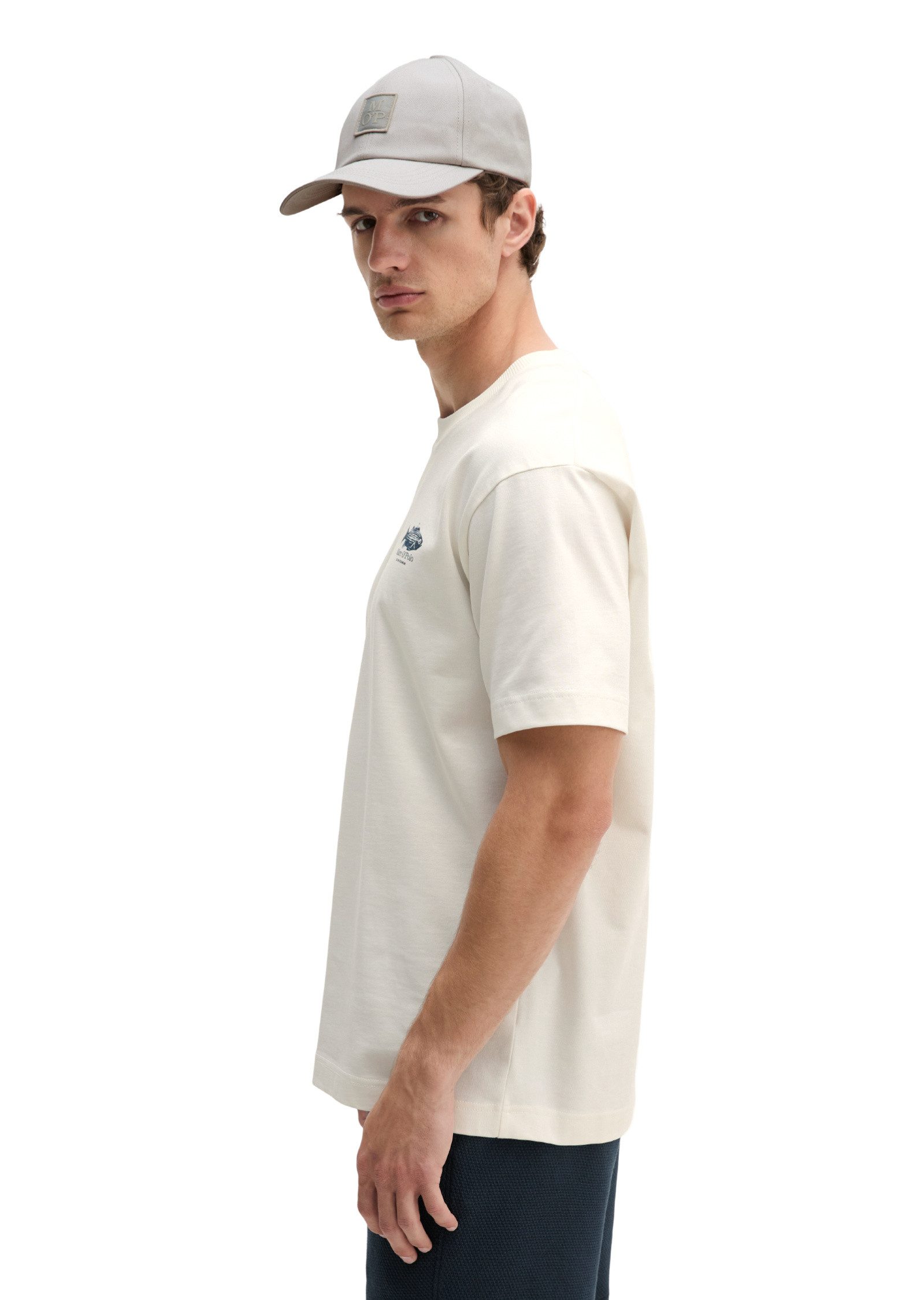 Marc O'Polo T-Shirt mit Fisch-Rückenprint