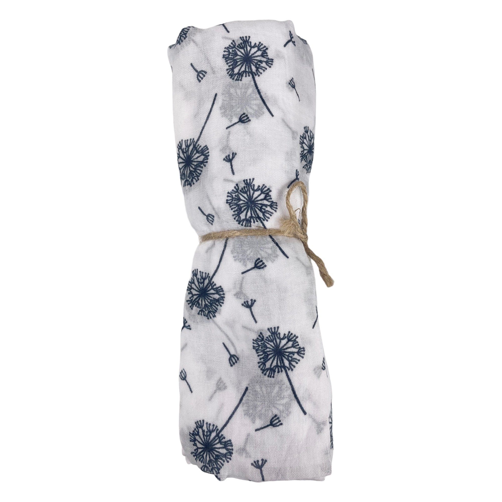 Taschen4life Loop Damen Sommer Schal SS-731 mit Pusteblumen print, Trend Muster, Farbwahl, Tücher & Schals