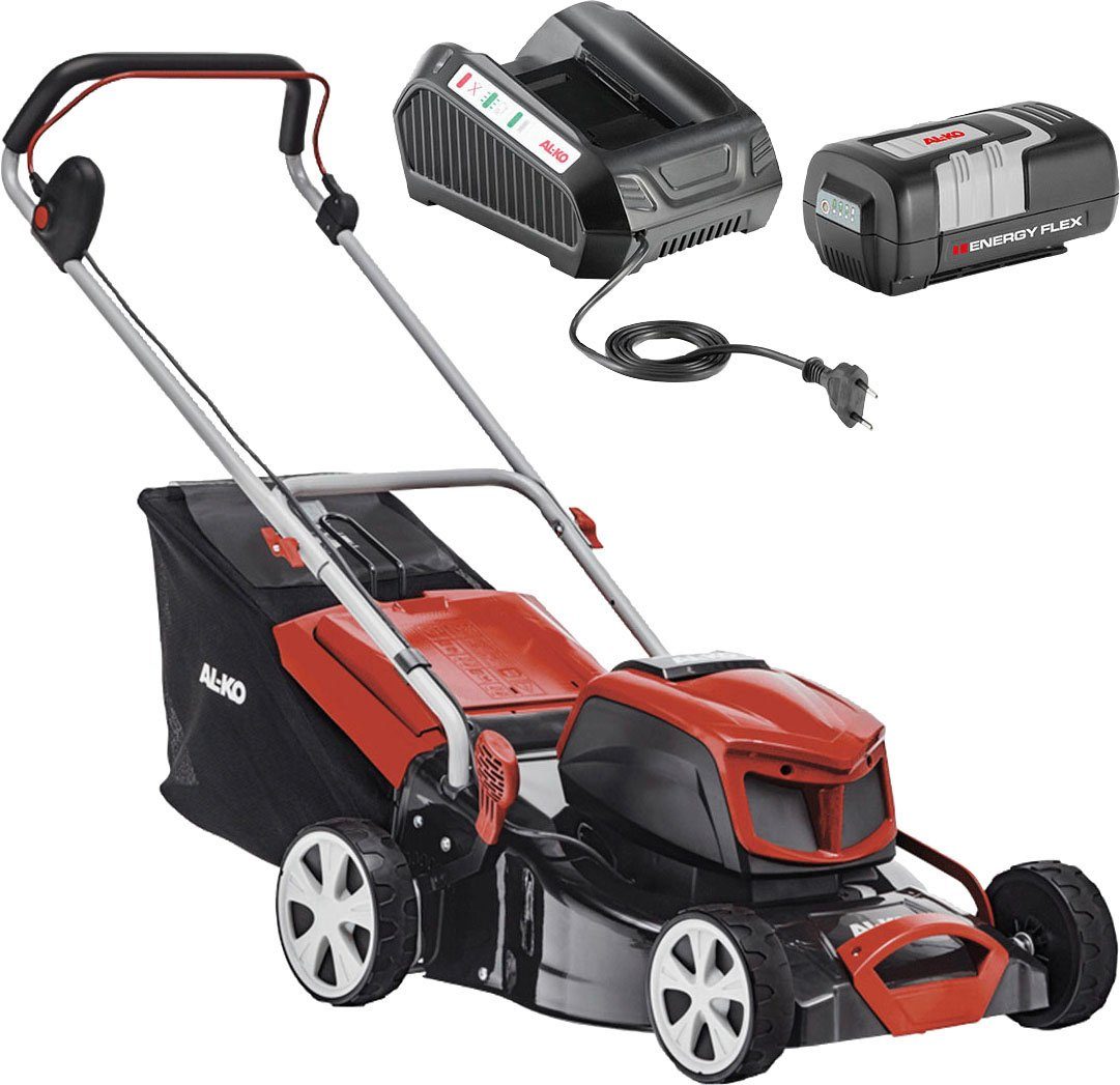 AL-KO Akkurasenmäher 42.9 Li SET, 42 cm Schnittbreite, (Set), mit Akku und Ladegerät