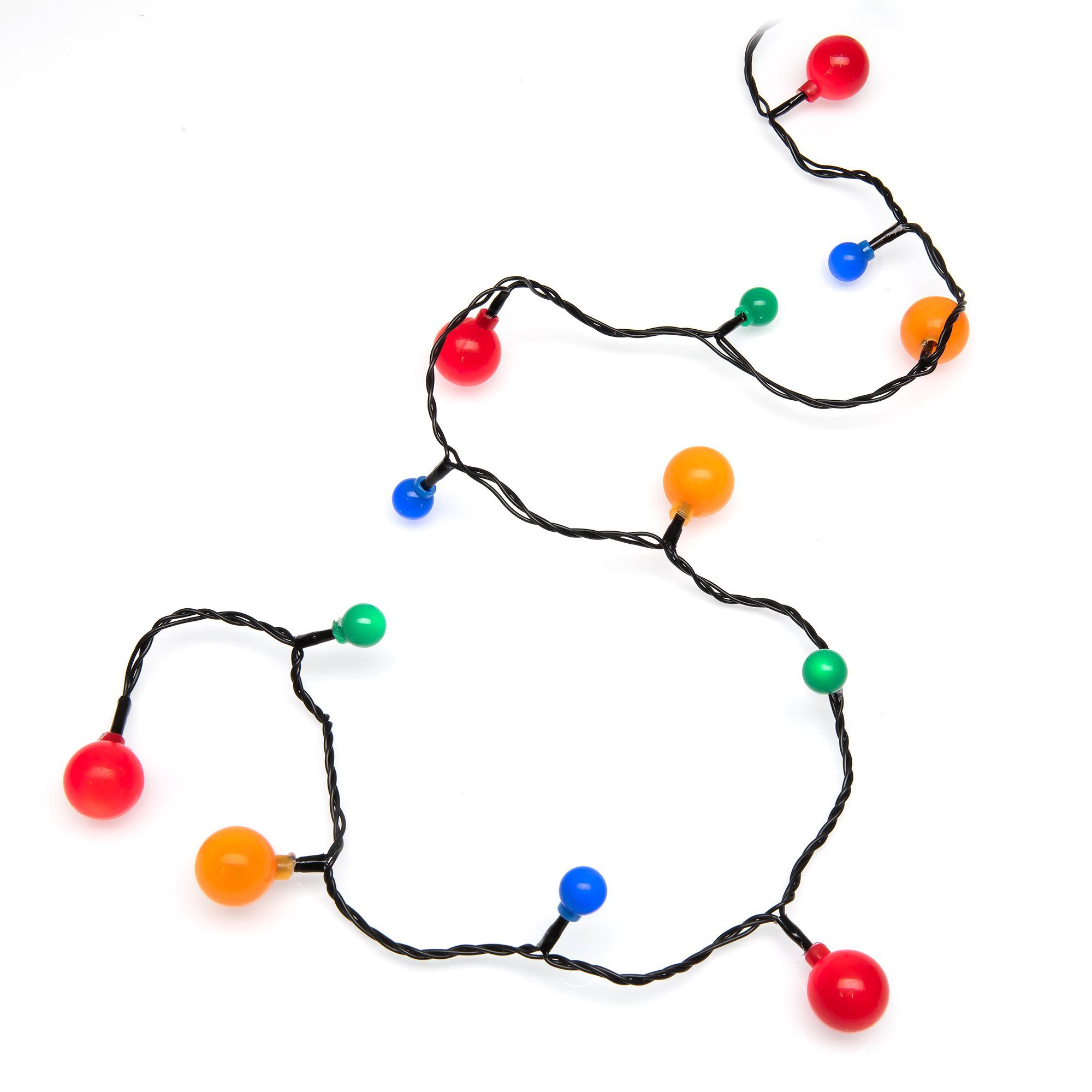 Globelichterkette, bunte LED Dioden 80-flammig, große & kleine Dioden, LED-Lichterkette, runde KONSTSMIDE 80