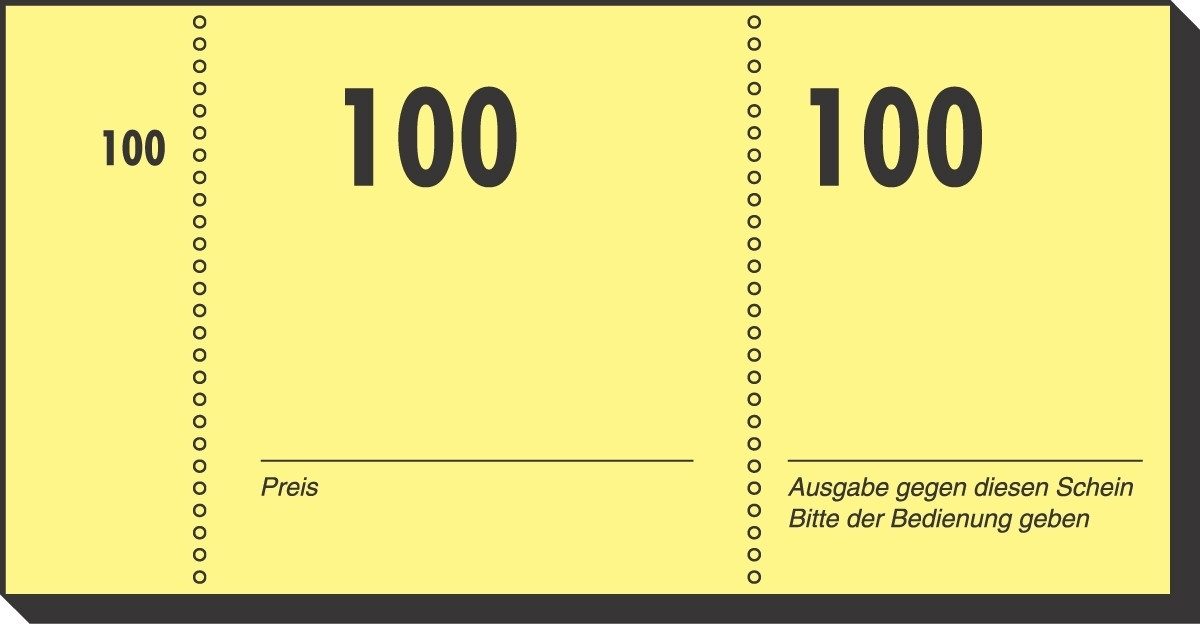 Sigel Formularblock Nummernblock 105x50mm 1-100 VE=100 Blatt farbig sortiert – Bild 5 von 5