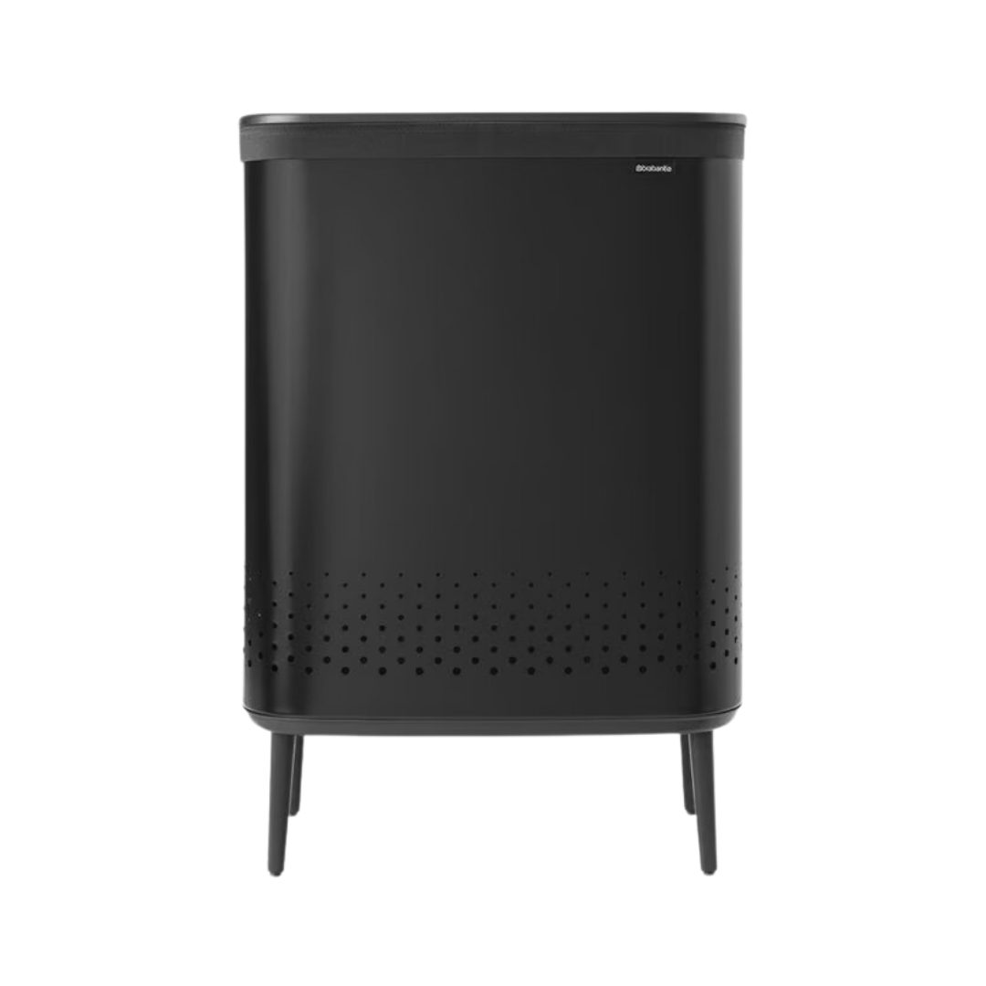 Brabantia Wäschekorb Bo Wäschekorb Hi 2x45L Mattschwarz