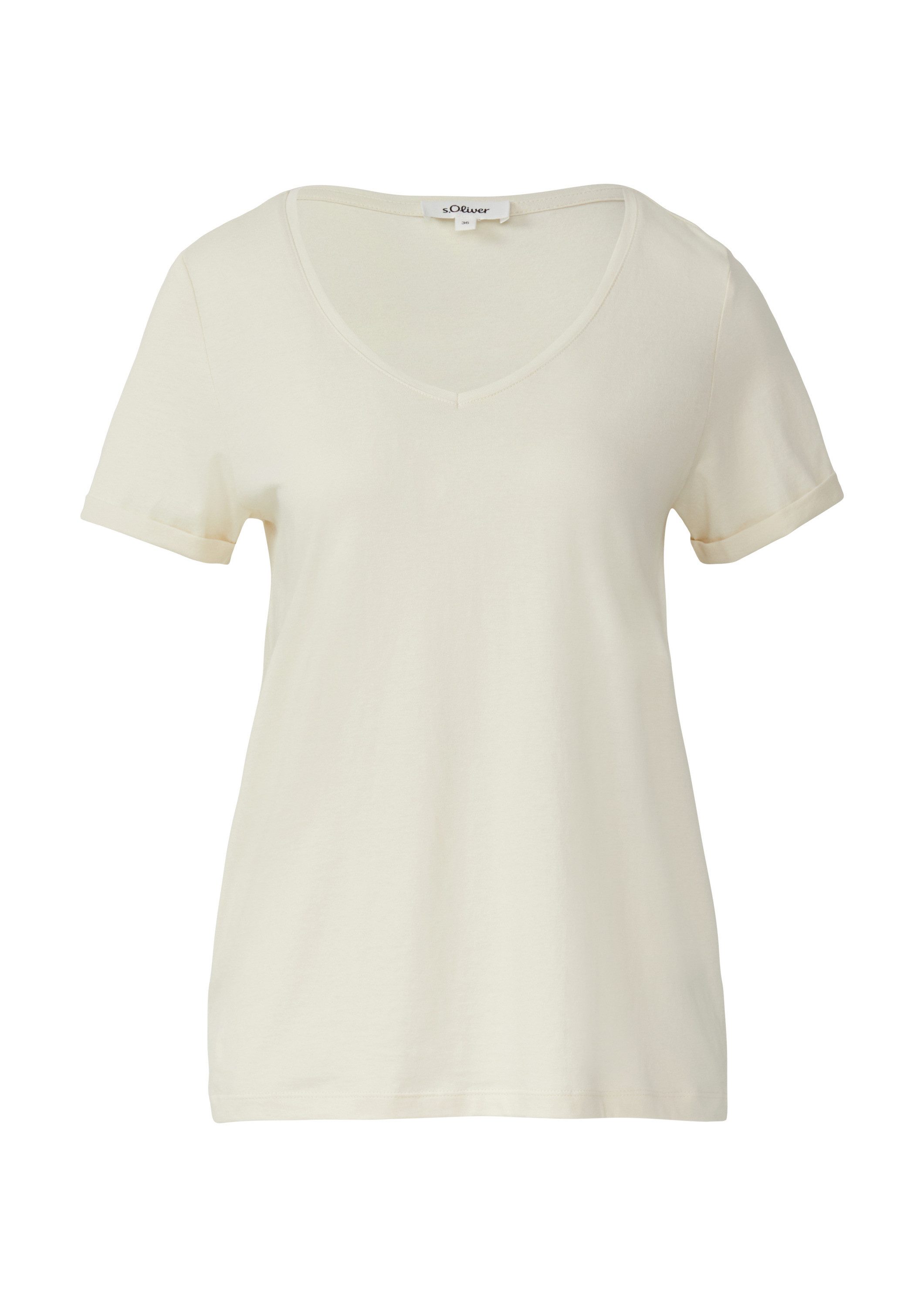s.Oliver Kurzarmshirt T-Shirt (1-tlg) günstig online kaufen