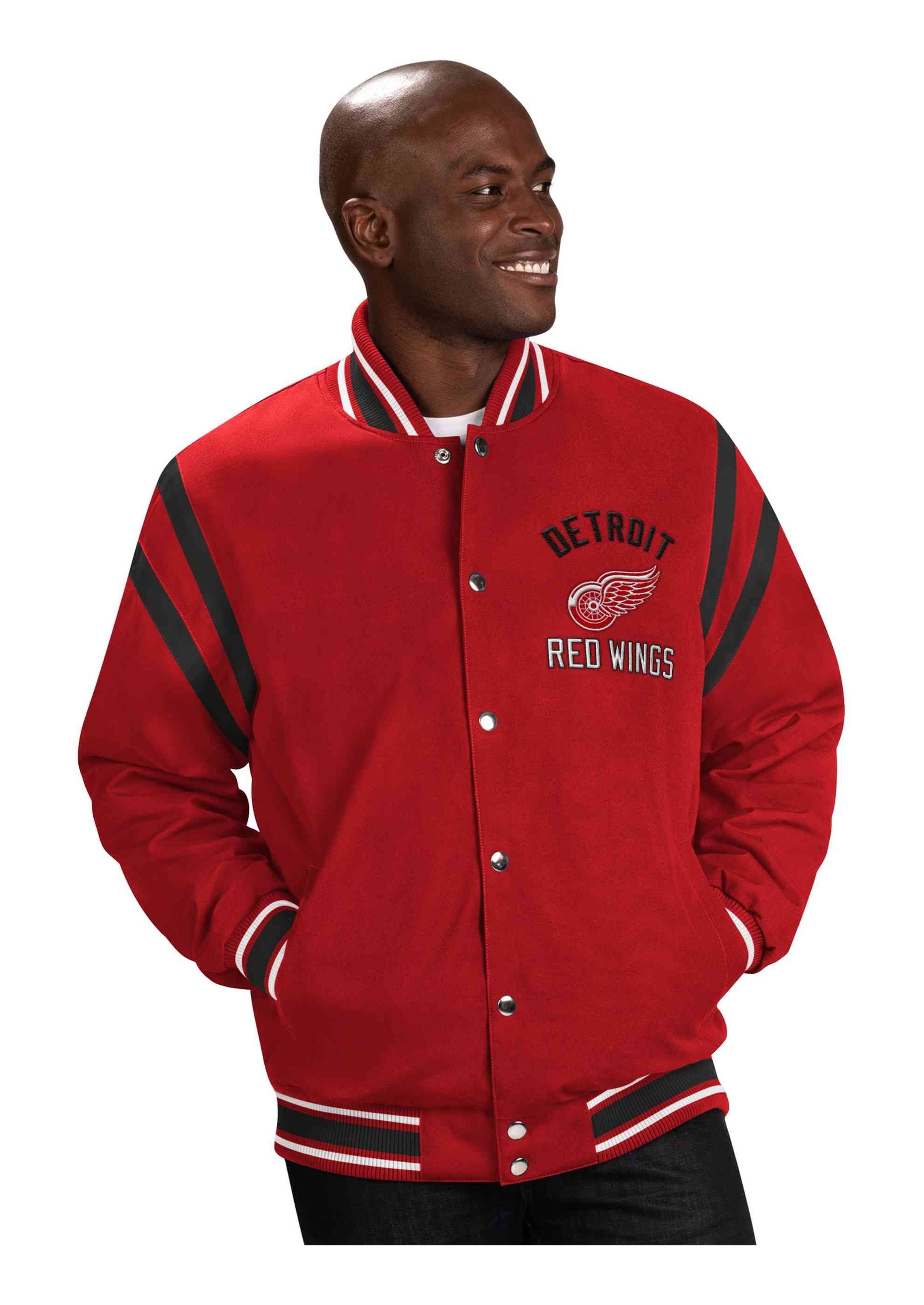 G-III Collegejacke NHL Detroit Red Wings Tailback Varsity